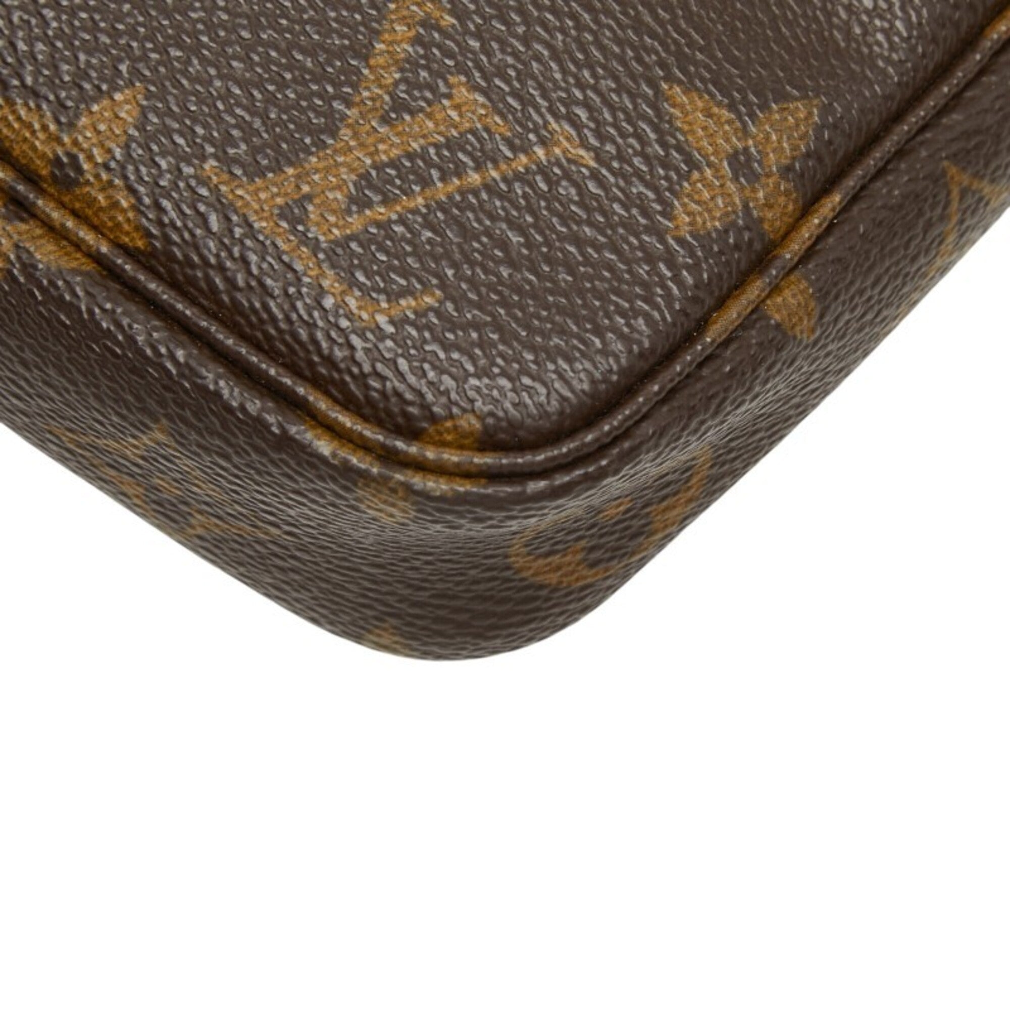 Louis Vuitton Brown Monogram Monogram Handbag Pochette Pouch (Pre-Owned)