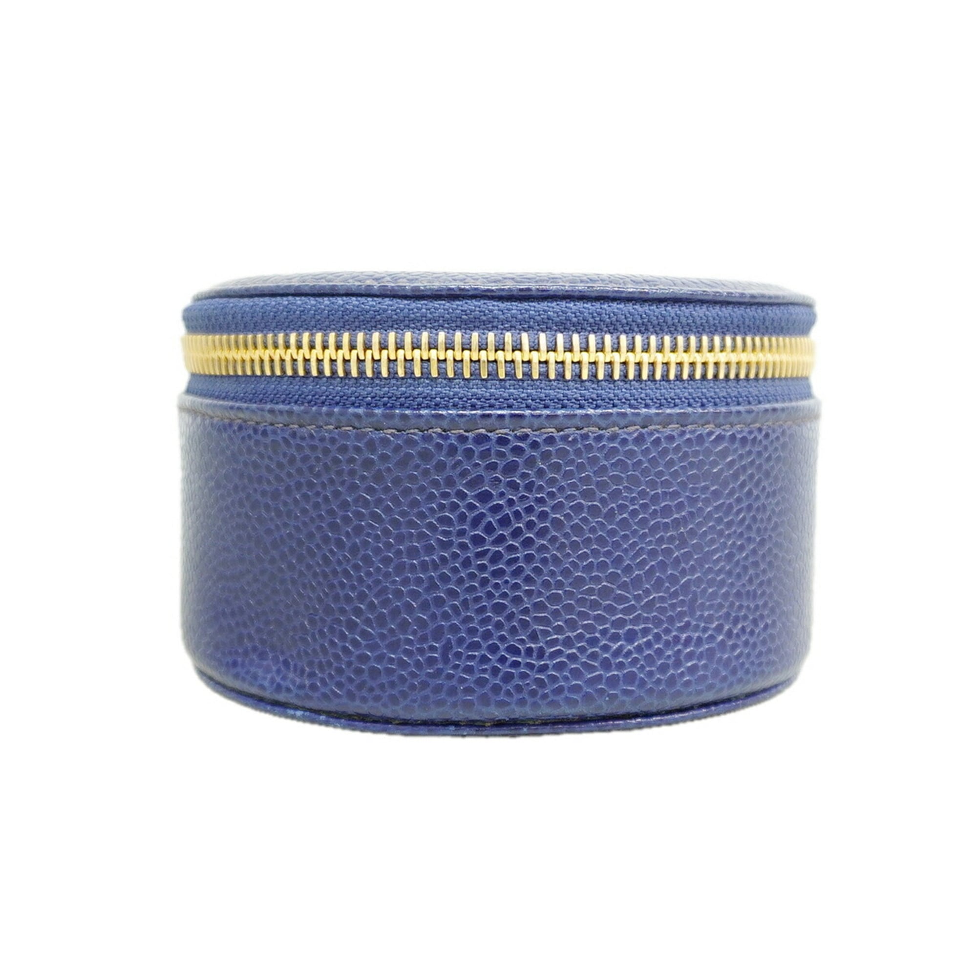 Chanel Navy Grained Calfskin (Pre-Owned)