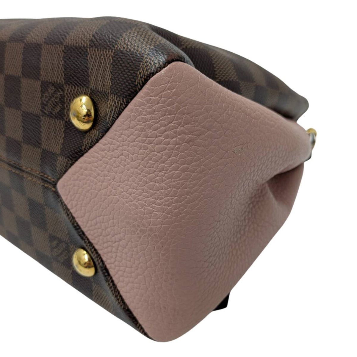 Louis Vuitton Brown Damier Canvas Magnolia Pink Damier Canvas Handbag Shoulder Bag (Pre-Owned)