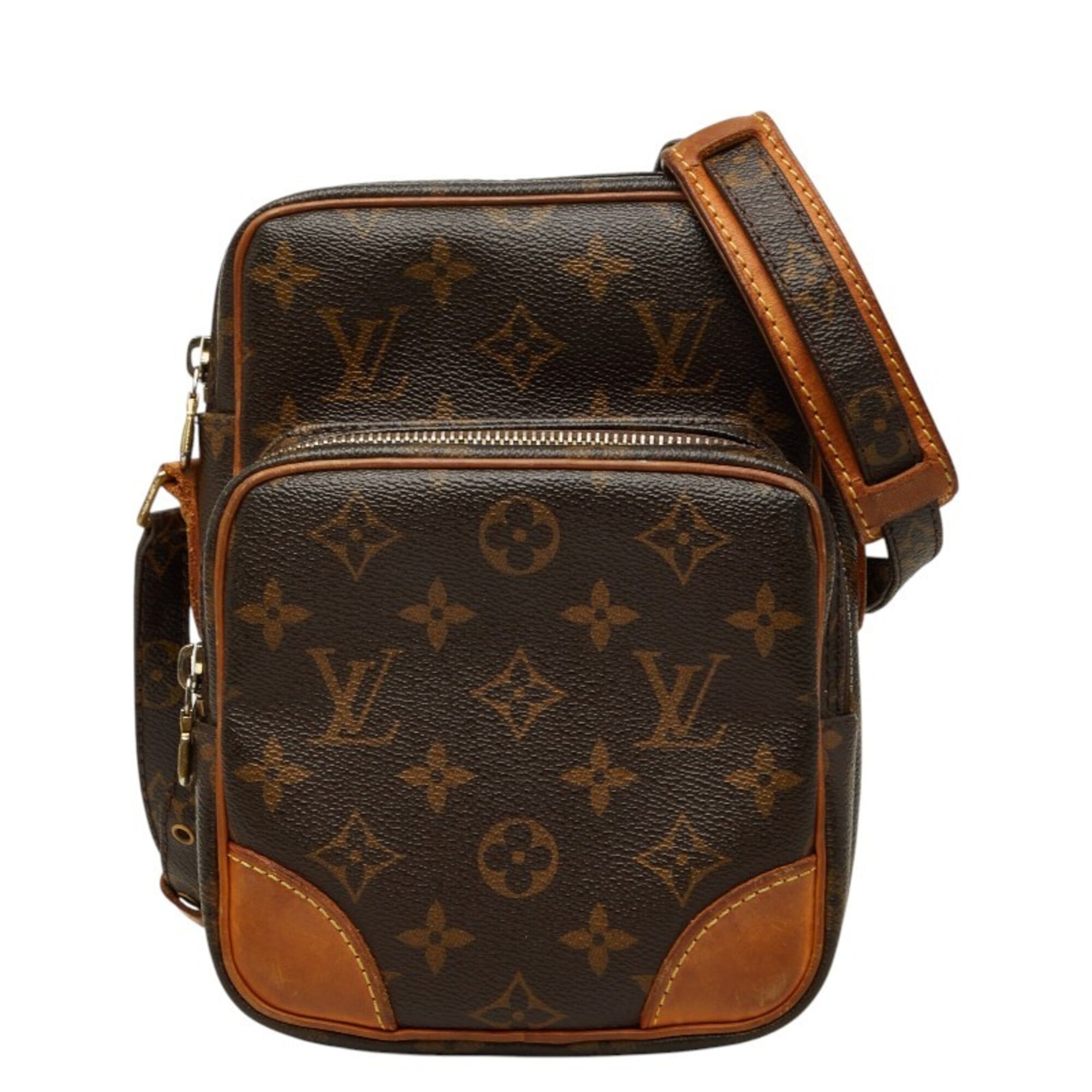 Louis Vuitton Monogram Brown Pvc Leather Shoulder Bag (Pre-Owned)