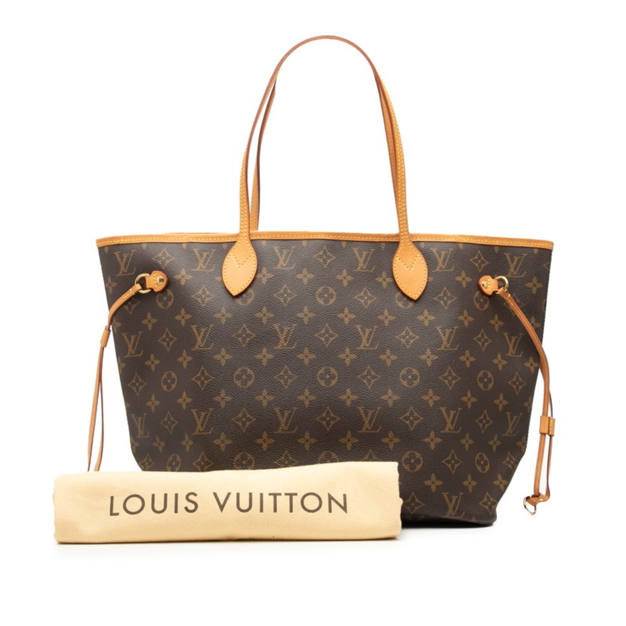 Louis Vuitton Brown Pvc Leather Shoulder Bag Tote Bag (Pre-Owned)