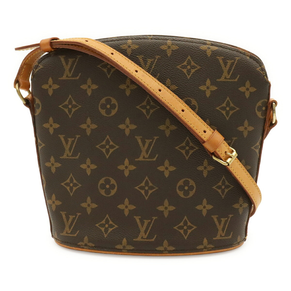 Louis Vuitton Brown Monogram Canvas Pvc Coated Canvas Shoulder Bag (Pre-Owned)