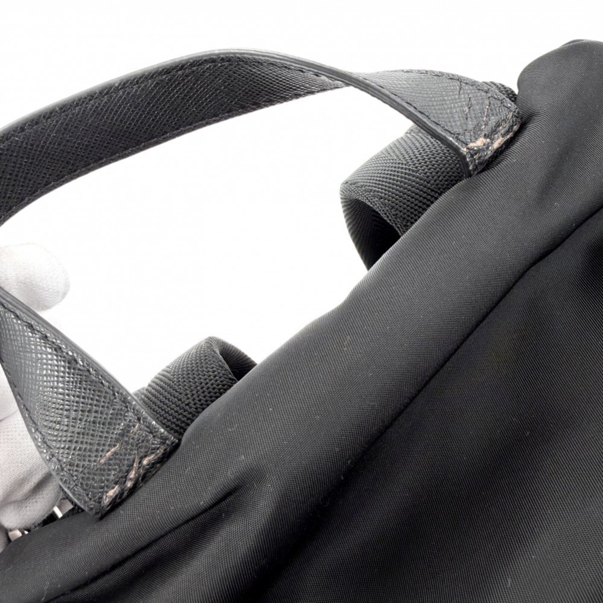 Prada Black Nylon Backpack (Pre-Owned)