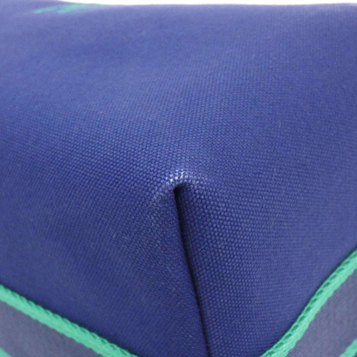 Hermes Blue Canvas Pouch (Pre-Owned)