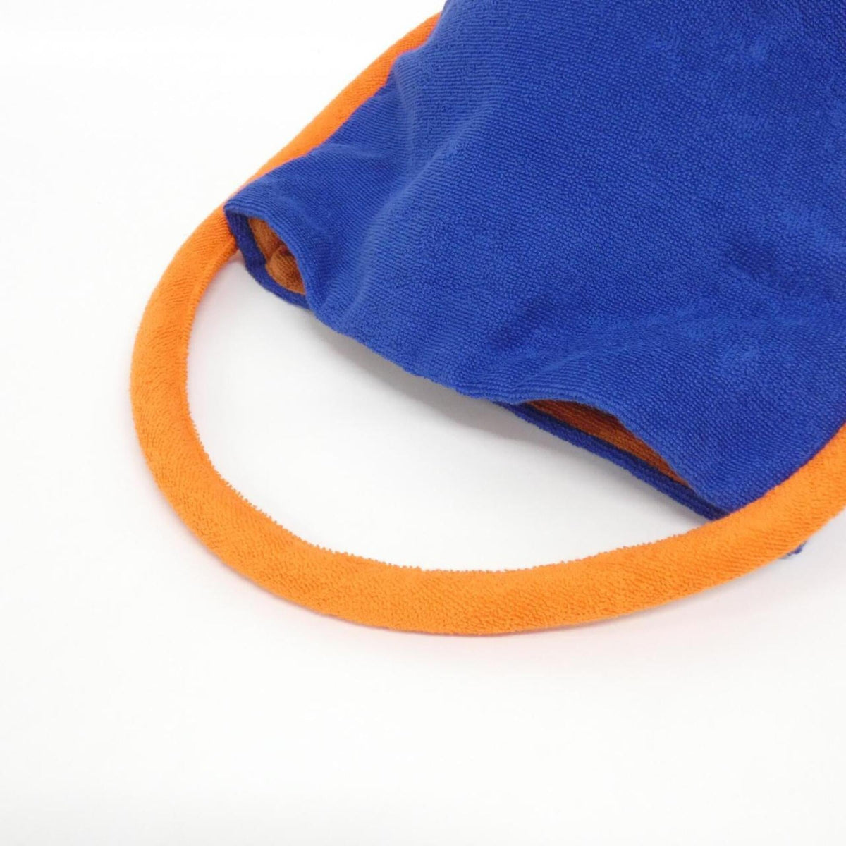 Hermes Blue Orange Cotton Handbag (Pre-Owned)