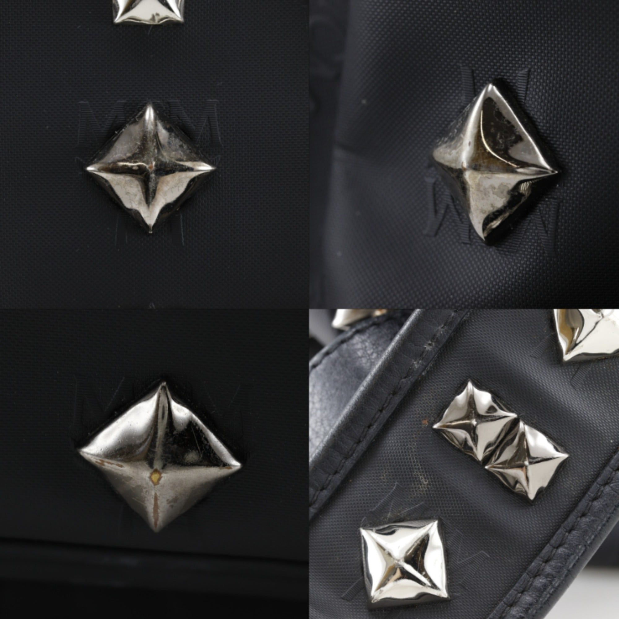 Mcm Black Pvc Backpack (Pre-Owned)