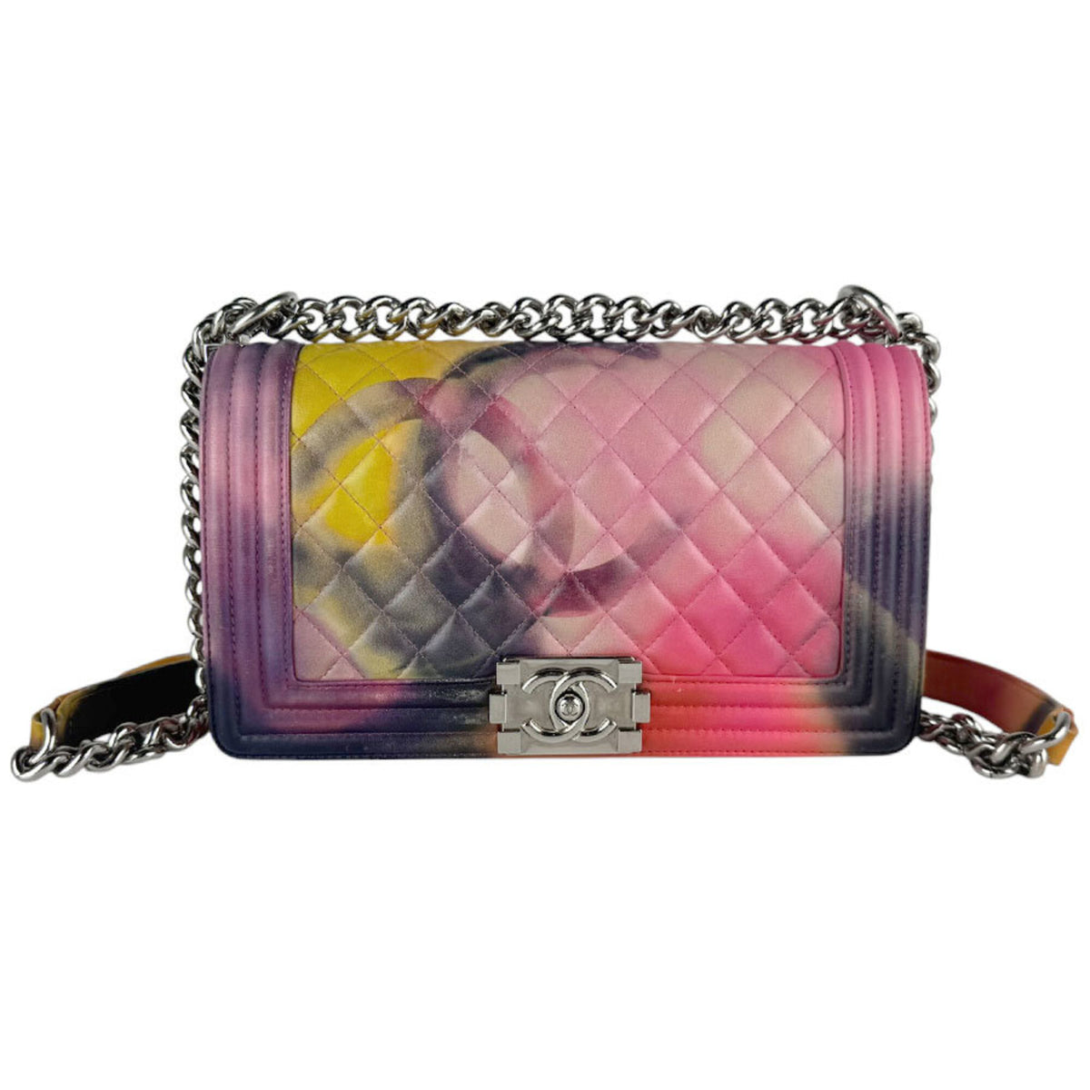 Chanel Multi-Color Leather Shoulder Bag (Pre-Owned)