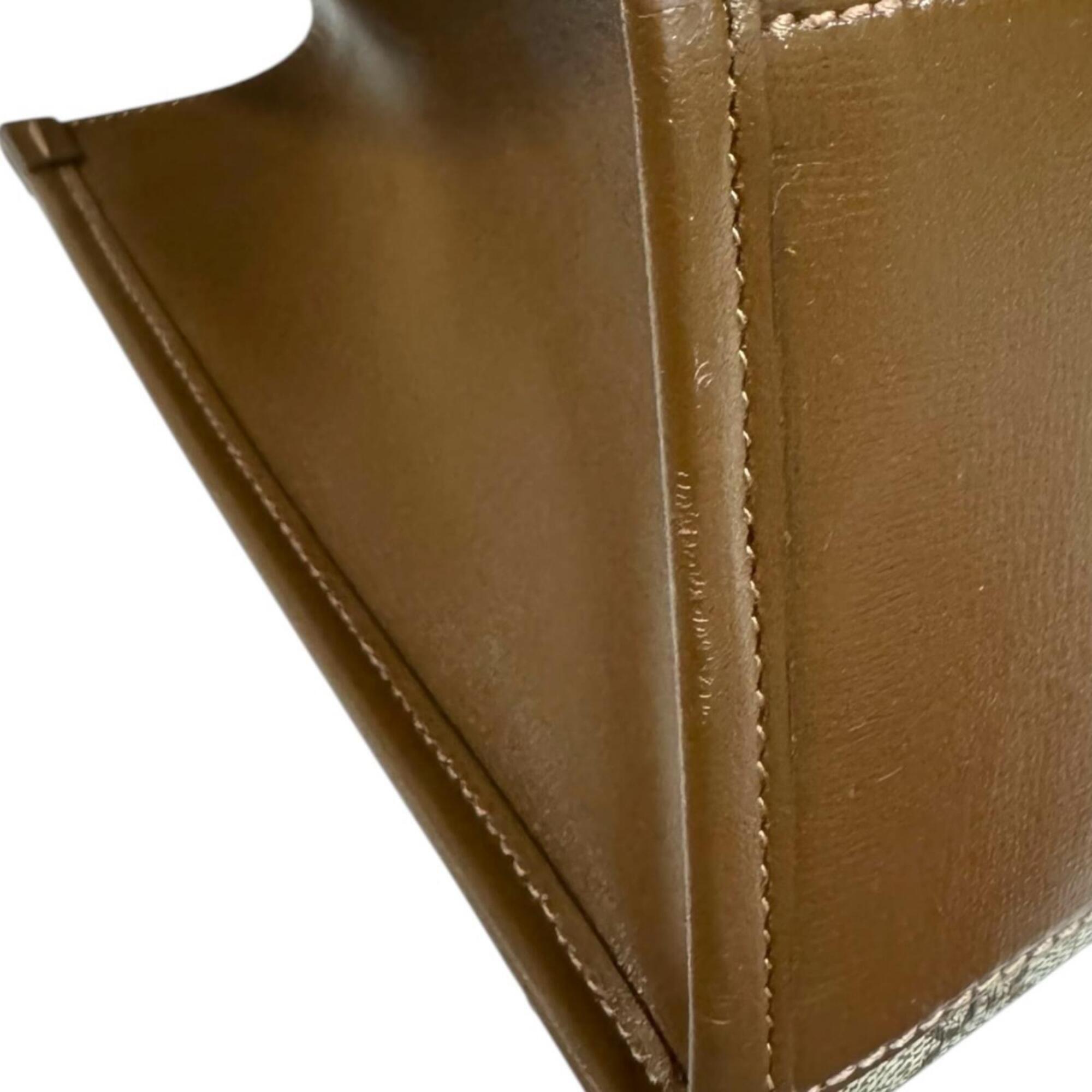 Gucci Brown Gg Supreme Canvas Shoulder Bag Tote Bag (Pre-Owned)