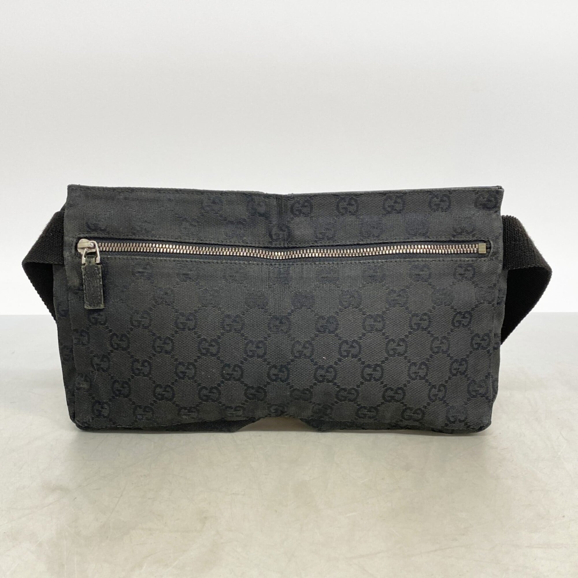 Gucci Black Canvas Fanny Pack (Pre-Owned)