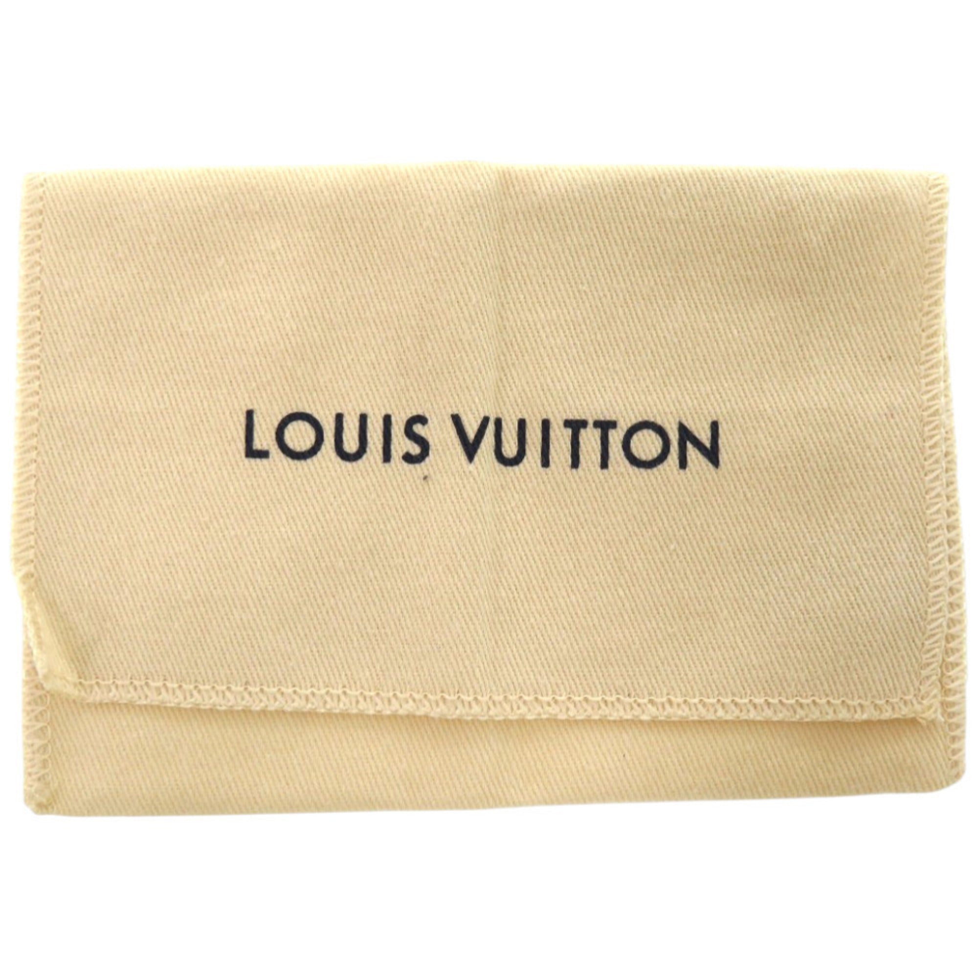 Louis Vuitton Black Fluorescent Yellow Monogram Wallet (Tri-Fold) (Pre-Owned)