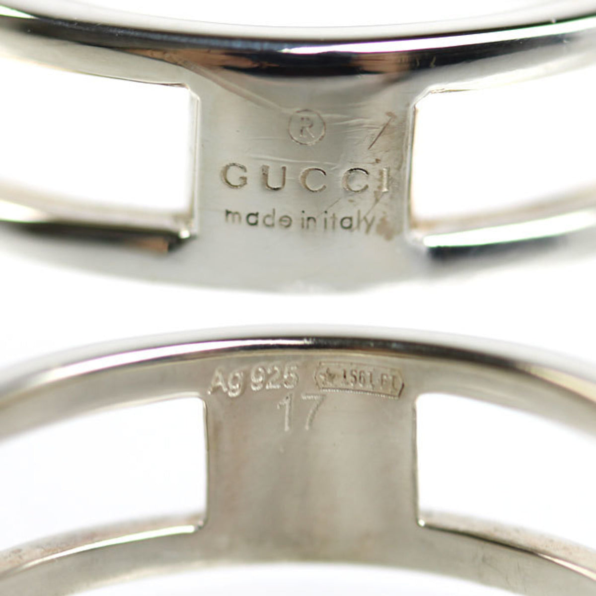 Gucci Silver 925 Band Ring (Pre-Owned)