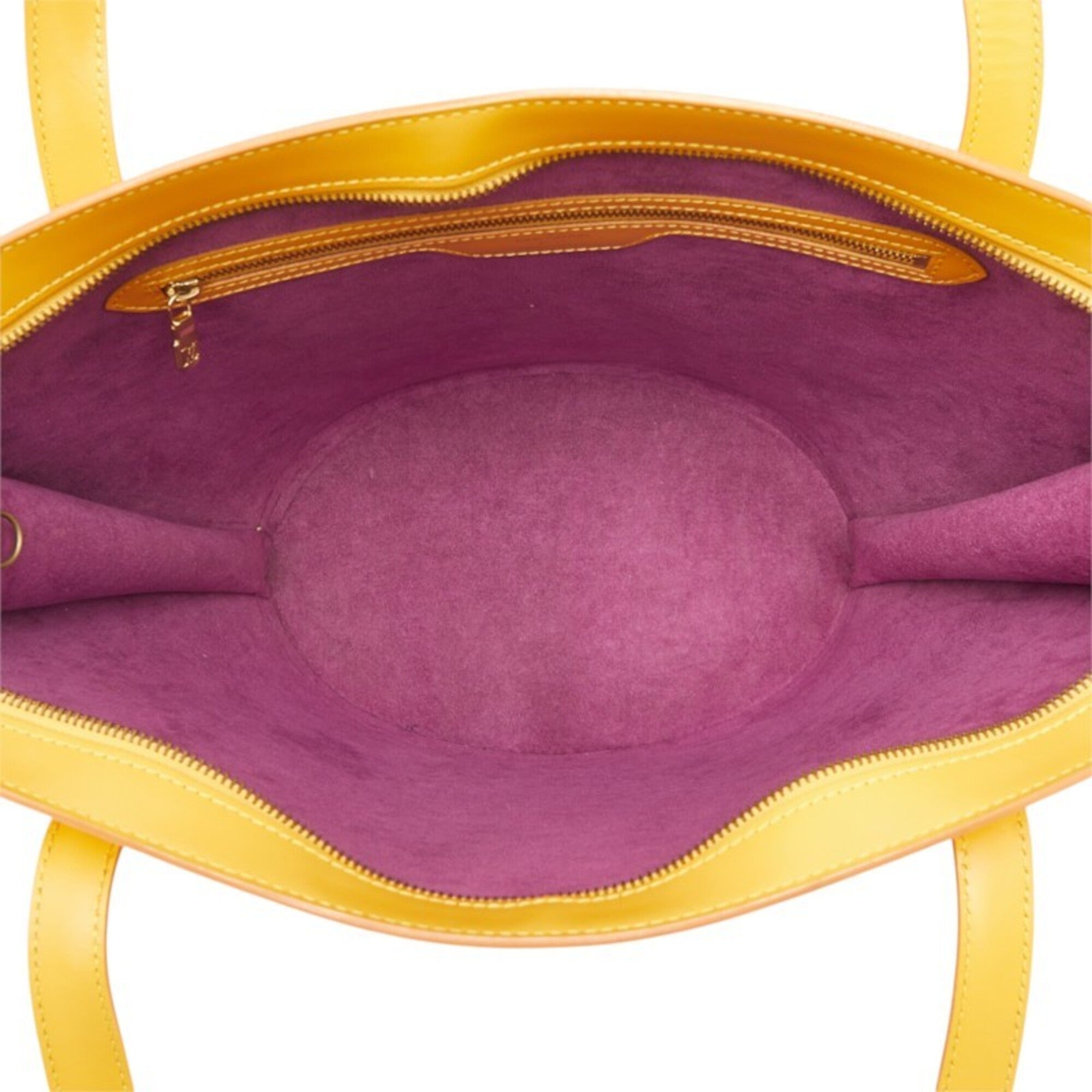 Louis Vuitton Yellow Leather Shoulder Bag (Pre-Owned)