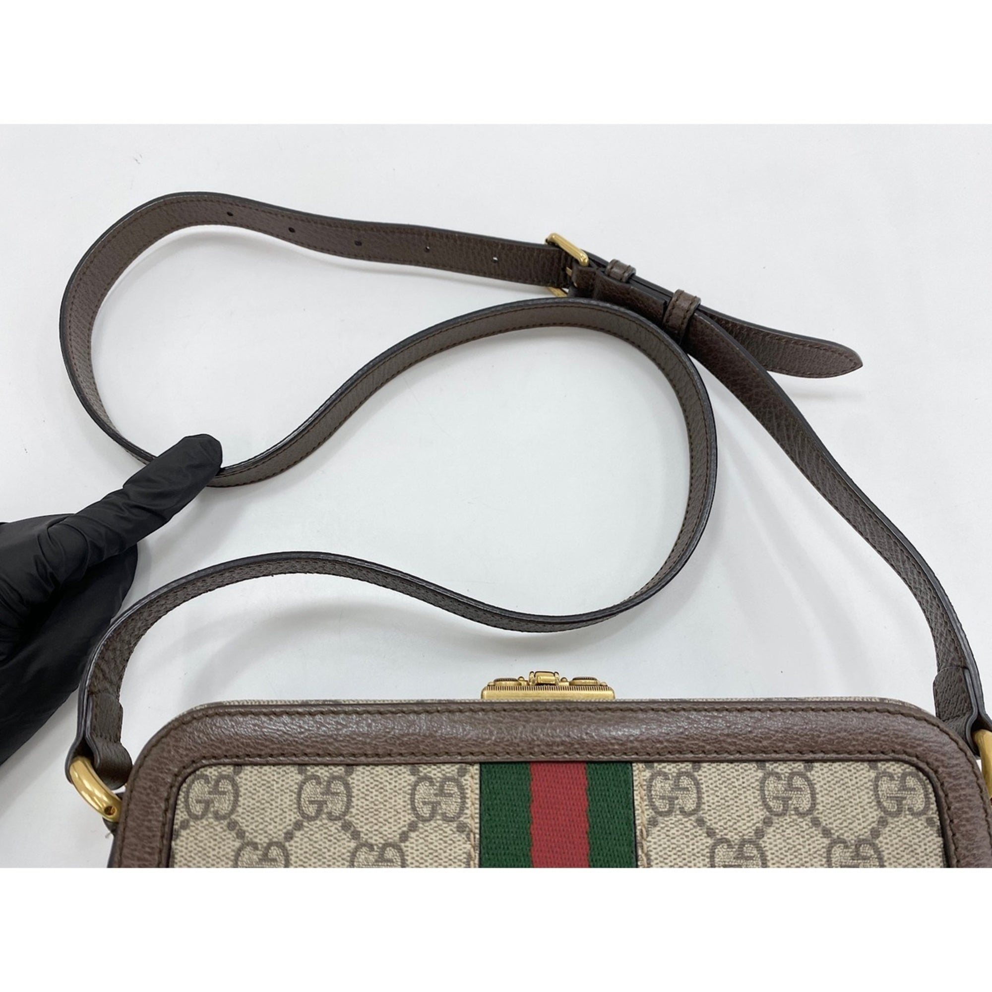 Gucci Ophidia Beige Shoulder Bag (Pre-Owned)