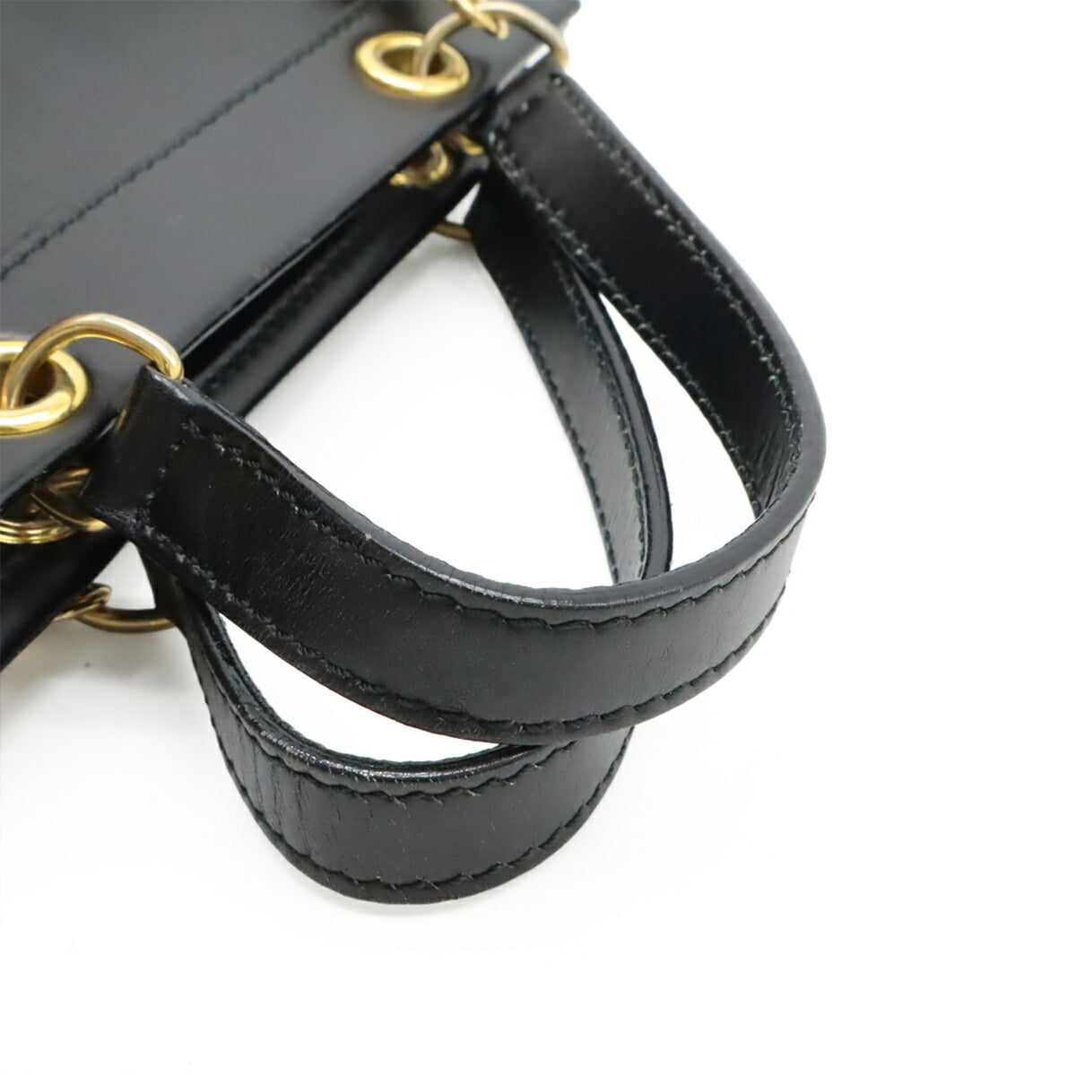 Celine Black Leather Handbag Shoulder Bag (Pre-Owned)