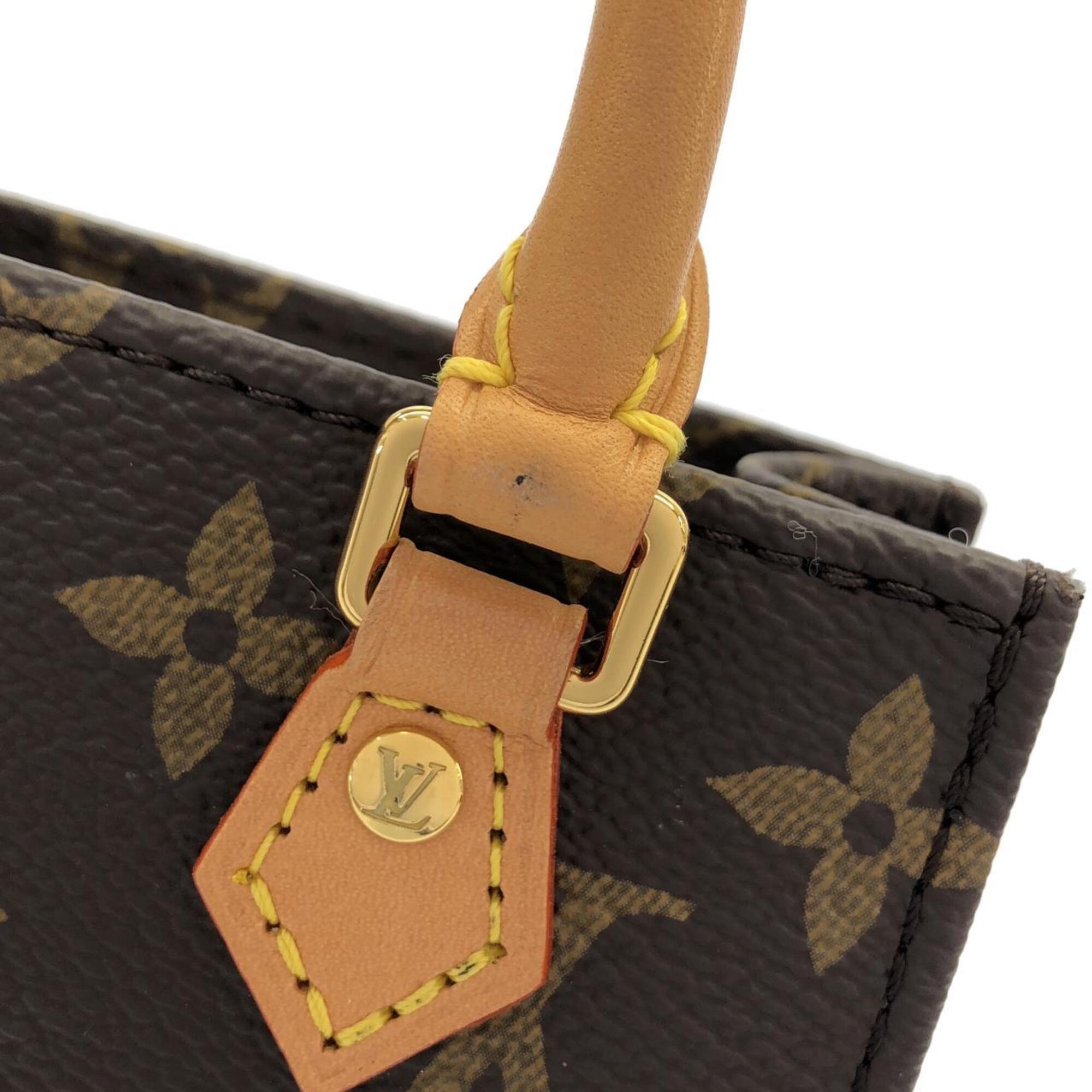 Louis Vuitton Marron Coated Canvas Handbag (Pre-Owned)