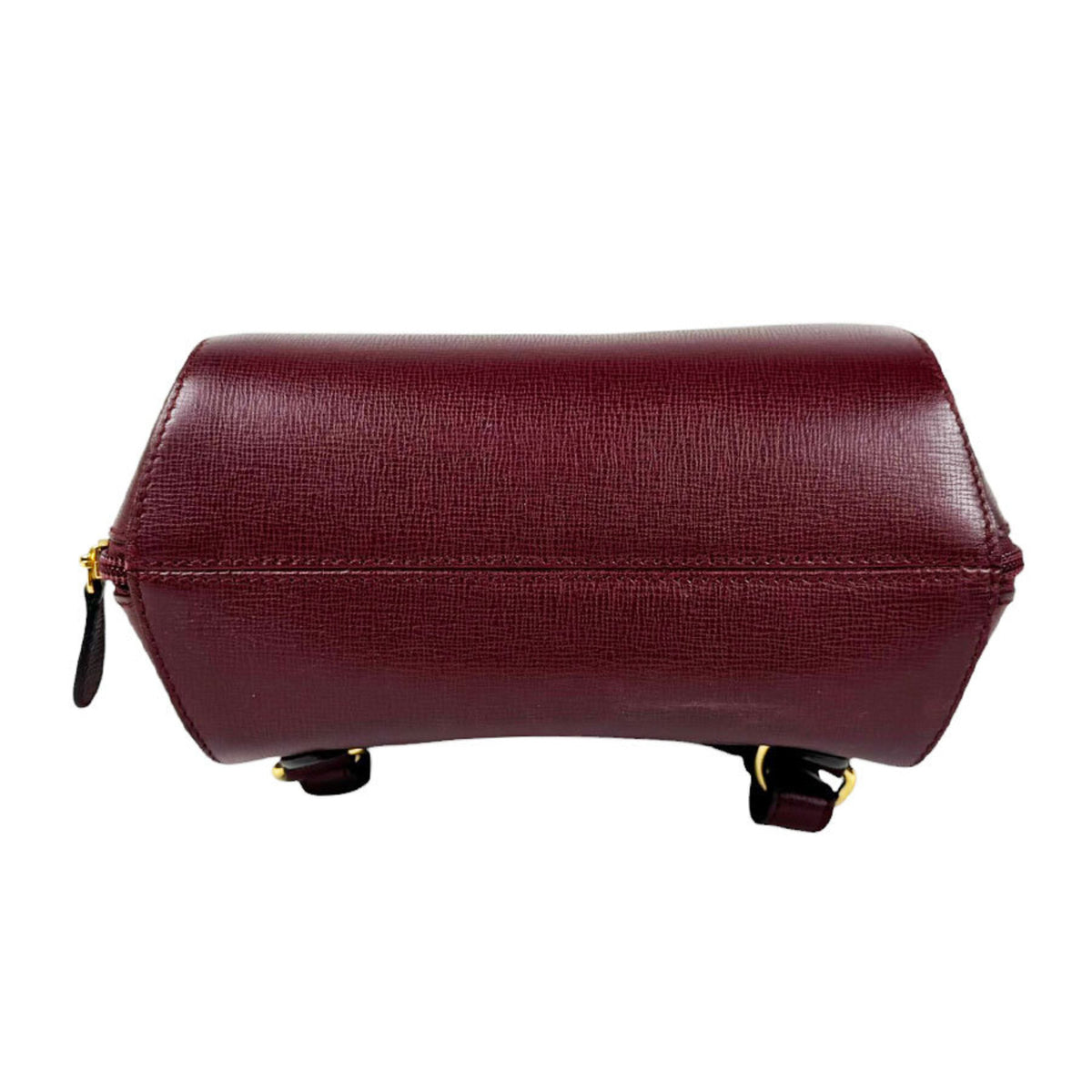 Cartier Burgundy Leather Backpack (Pre-Owned)