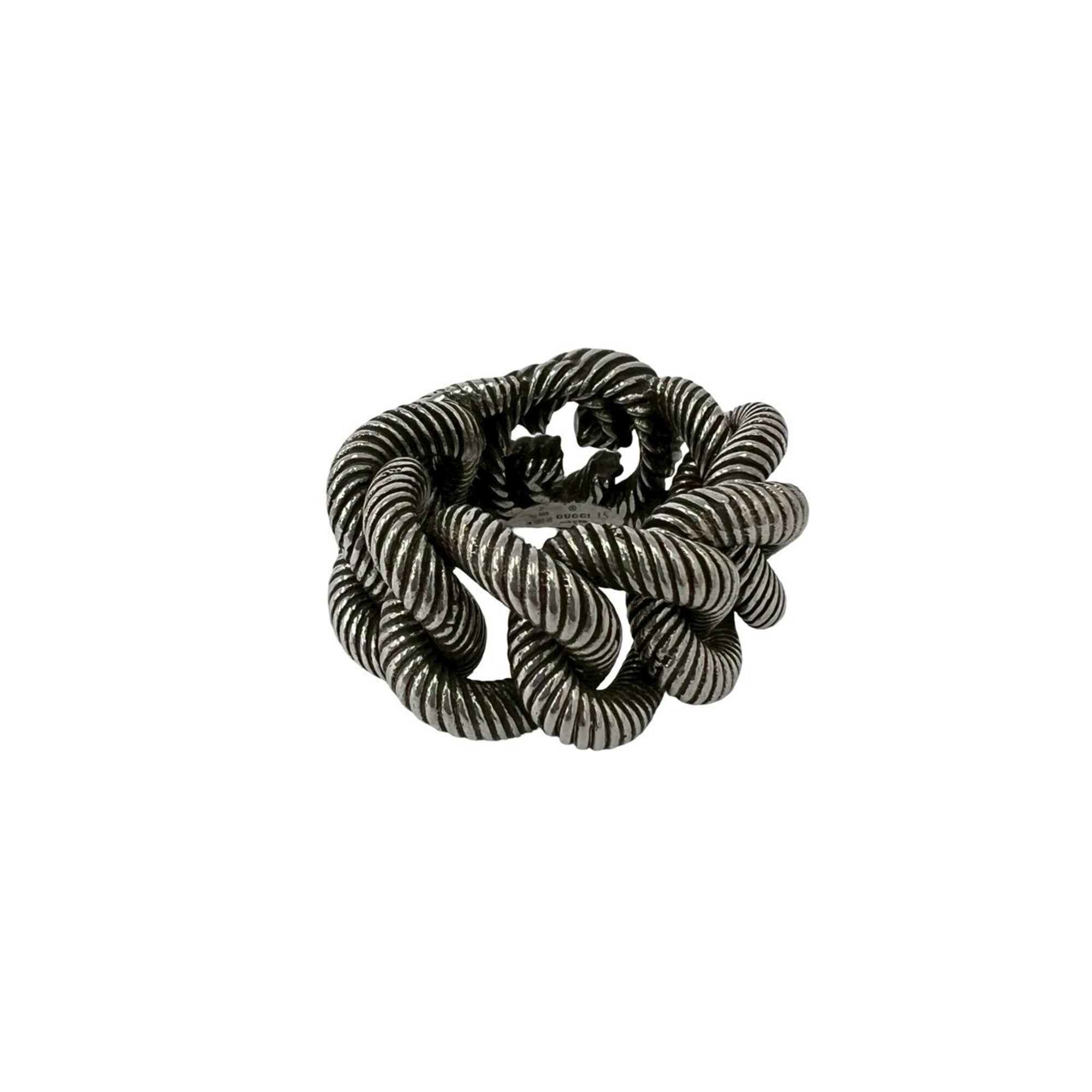 Gucci Silver Silver 925 Band Ring (Pre-Owned)
