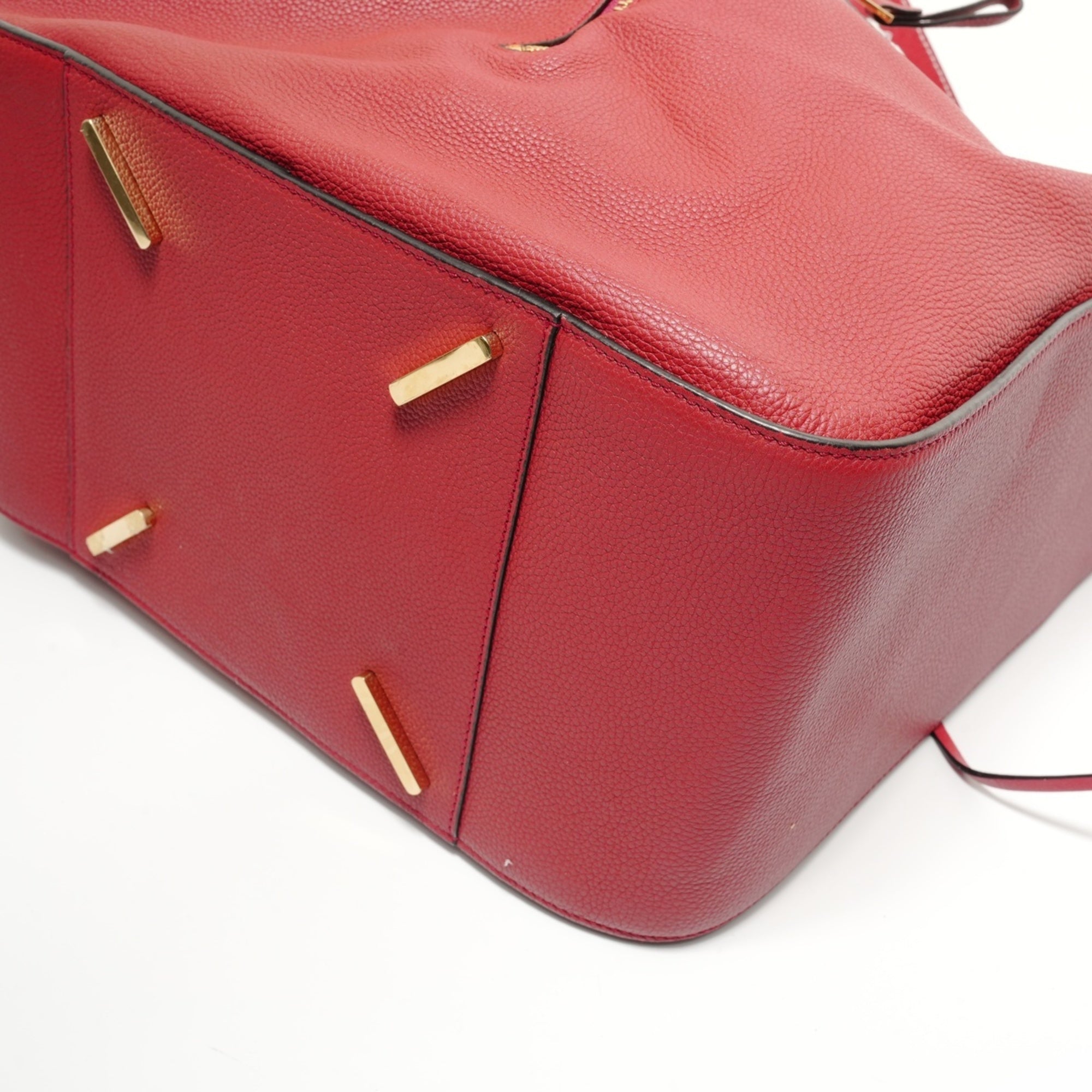 Loewe Hammock Red Color Leather Handbag (Pre-Owned)