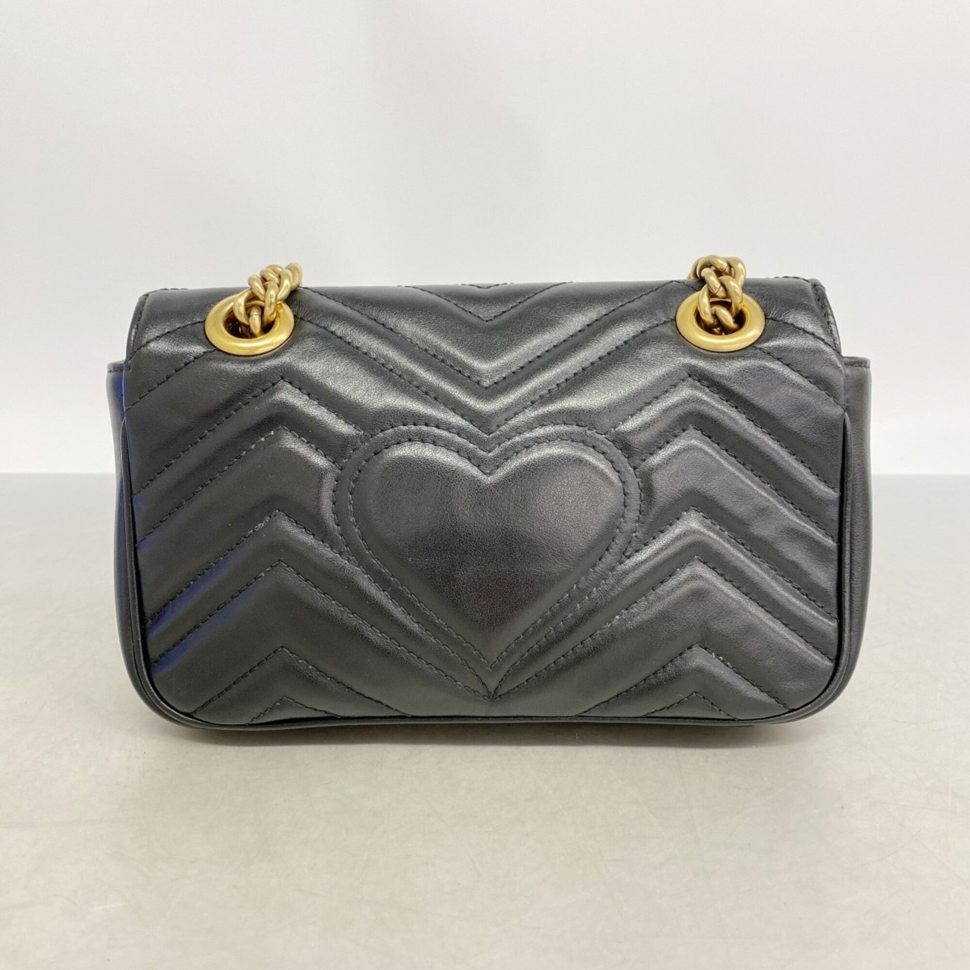 Gucci Black Leather Shoulder Bag (Pre-Owned)