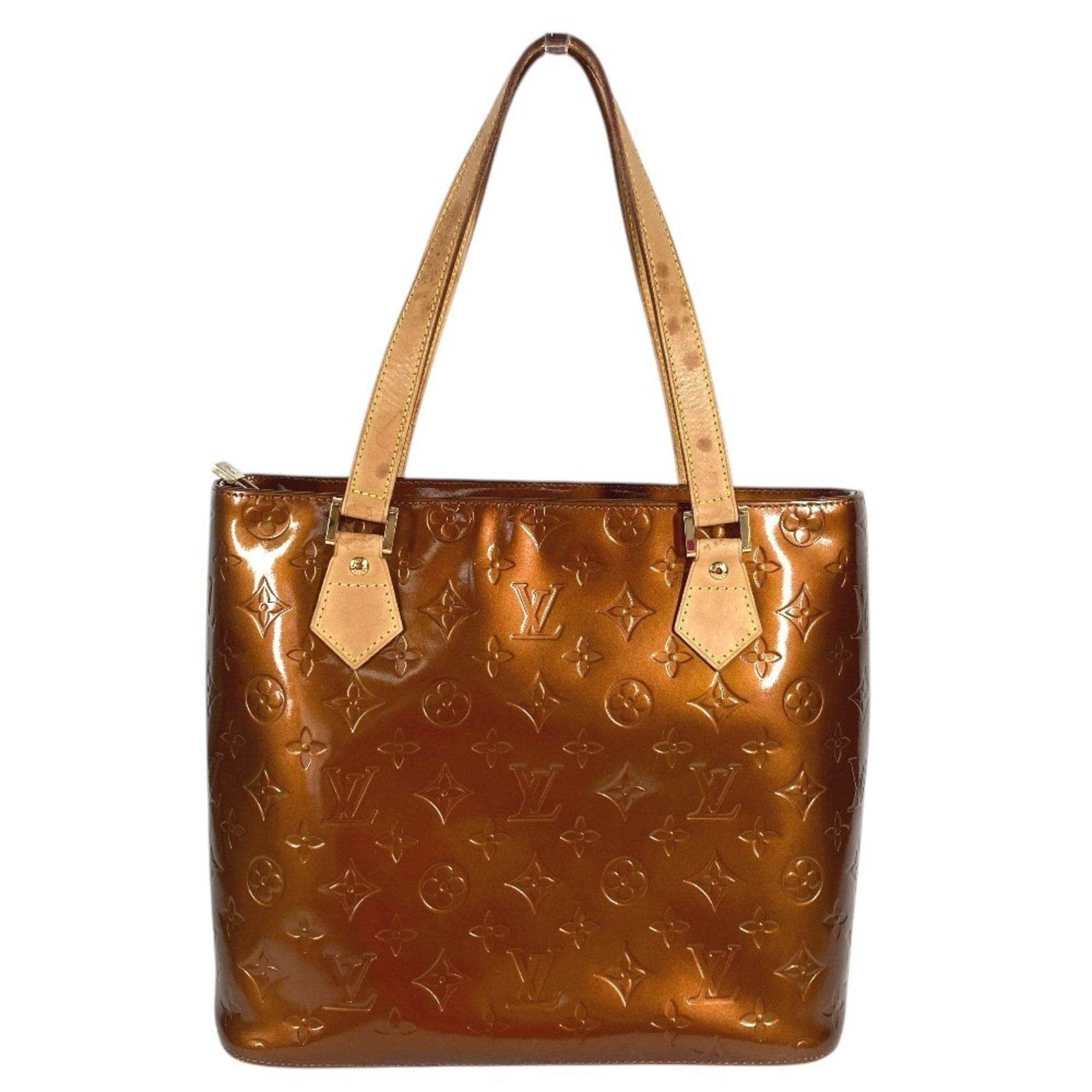 Louis Vuitton Bronze Brown Monogram Vernis Shoulder Bag Tote Bag (Pre-Owned)