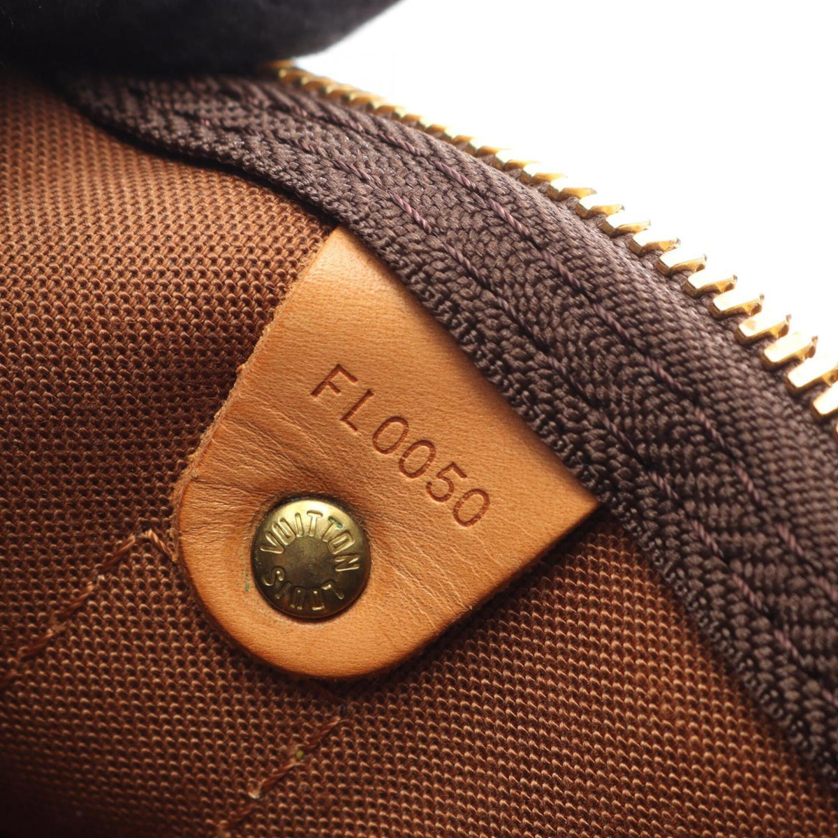 Louis Vuitton Brown Coated Canvas Monogram Leather Boston Bag Handbag (Pre-Owned)