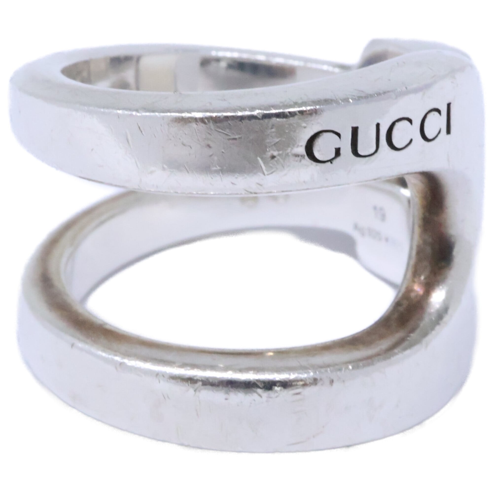 Gucci Silver Silver 925 Band Ring (Pre-Owned)