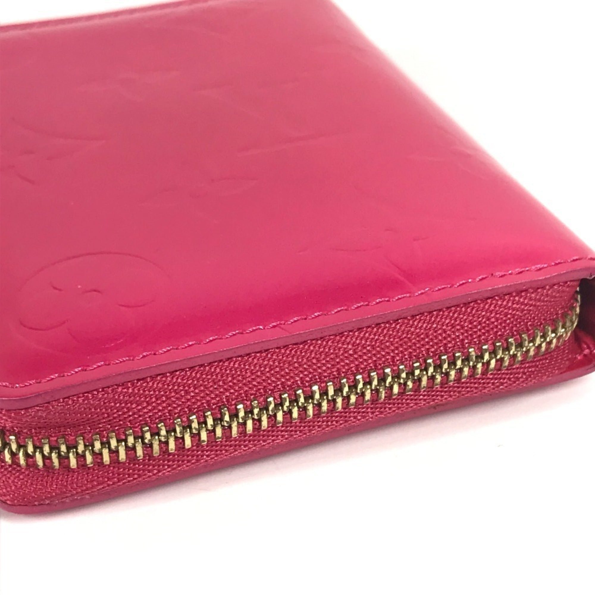 Louis Vuitton Monogram Vernis Fuchsia Pink Pink Monogram Vernis Wallet (Bi-Fold) (Pre-Owned)