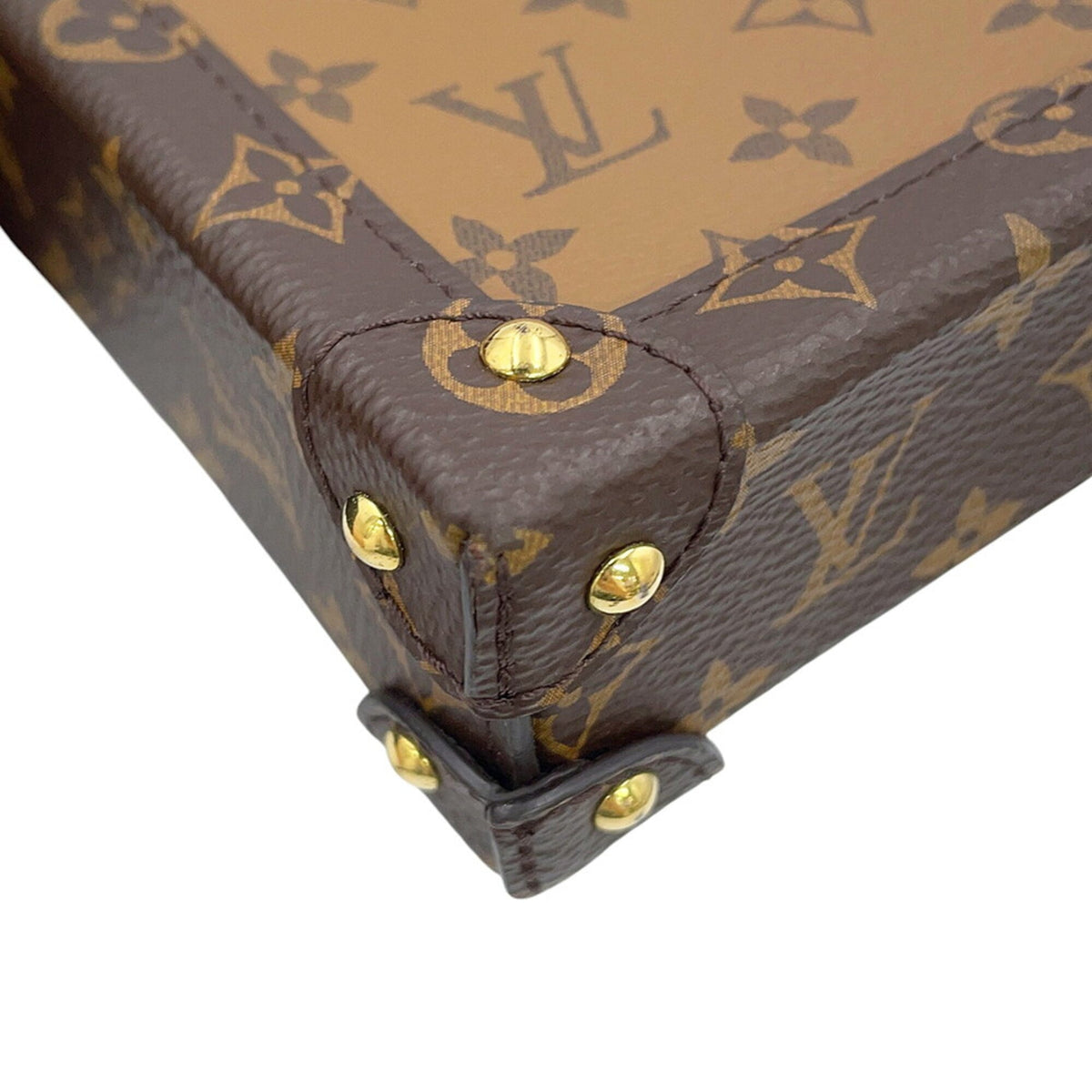 Louis Vuitton Brown Monogram Reverse Shoulder Bag (Pre-Owned)