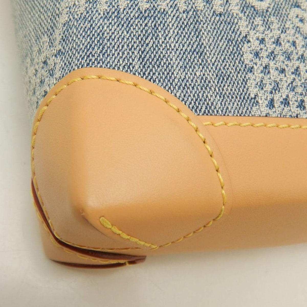 Louis Vuitton Blue Cotton Canvas Cuir Ombre Leather Shoulder Bag (Pre-Owned)