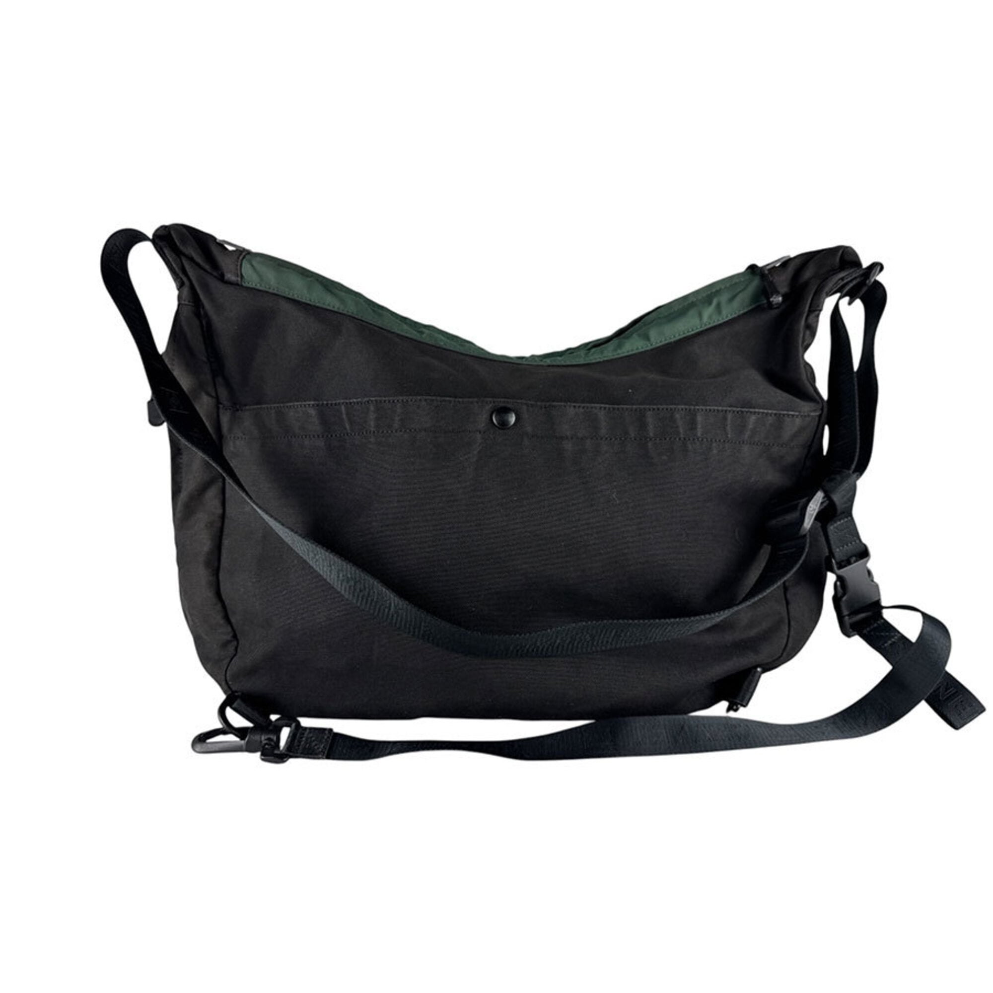 Chanel Black Green Nylon Shoulder Bag (Pre-Owned)