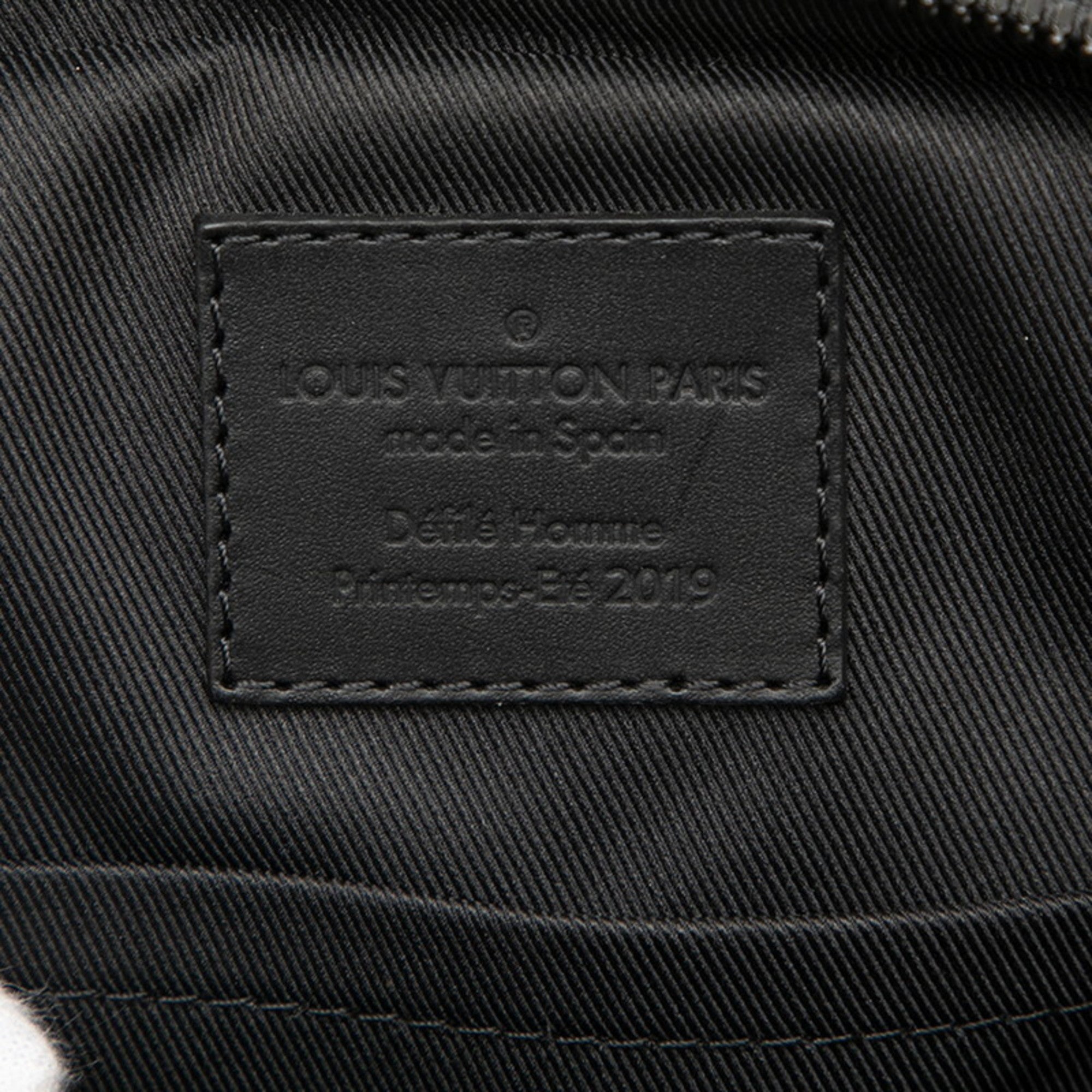 Louis Vuitton Black Brown Monogram Monogram Pvc Leather Sling Bag (Pre-Owned)