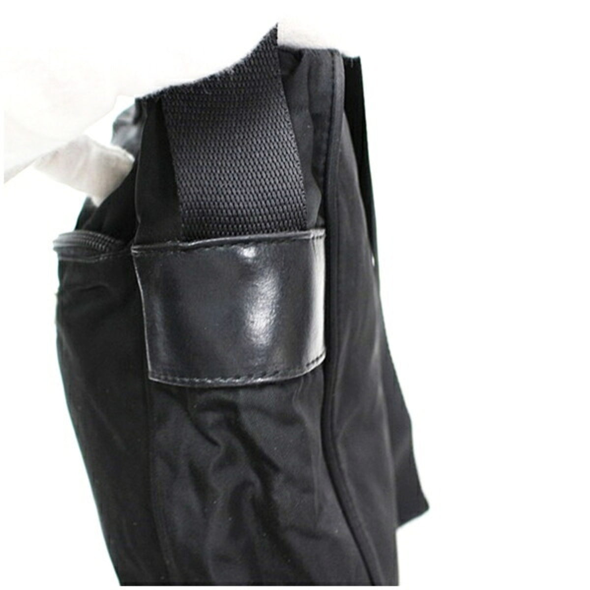 Prada Black White Nylon Shoulder Bag (Pre-Owned)