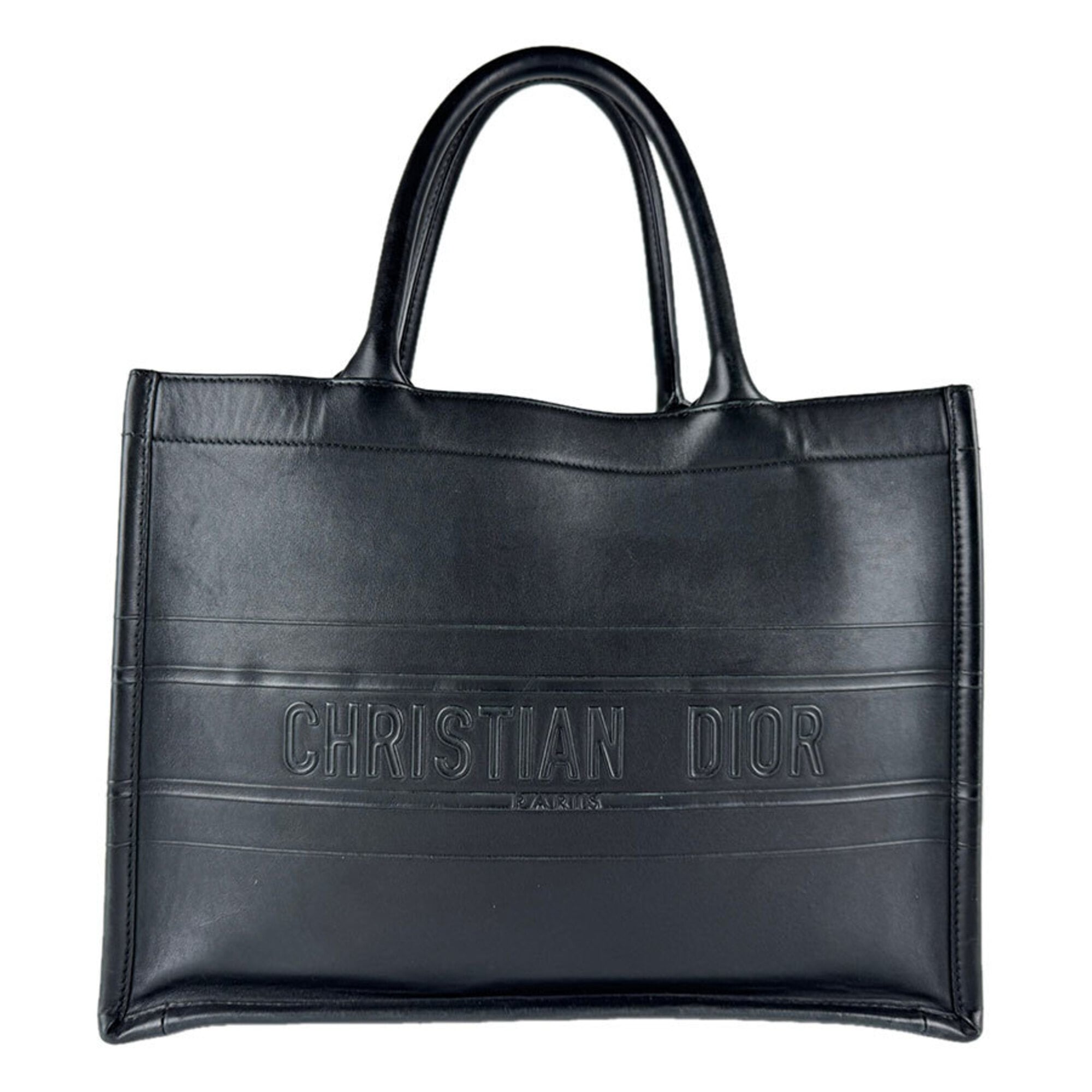 Christian Dior Black Leather Handbag (Pre-Owned)