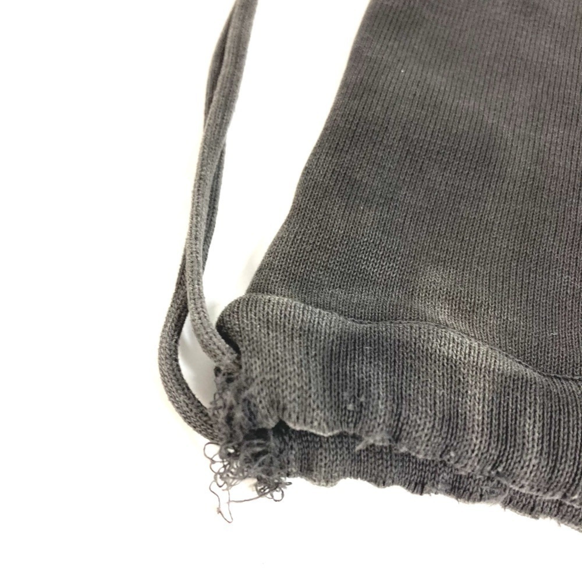 Chanel Beige Black Cotton Backpack (Pre-Owned)