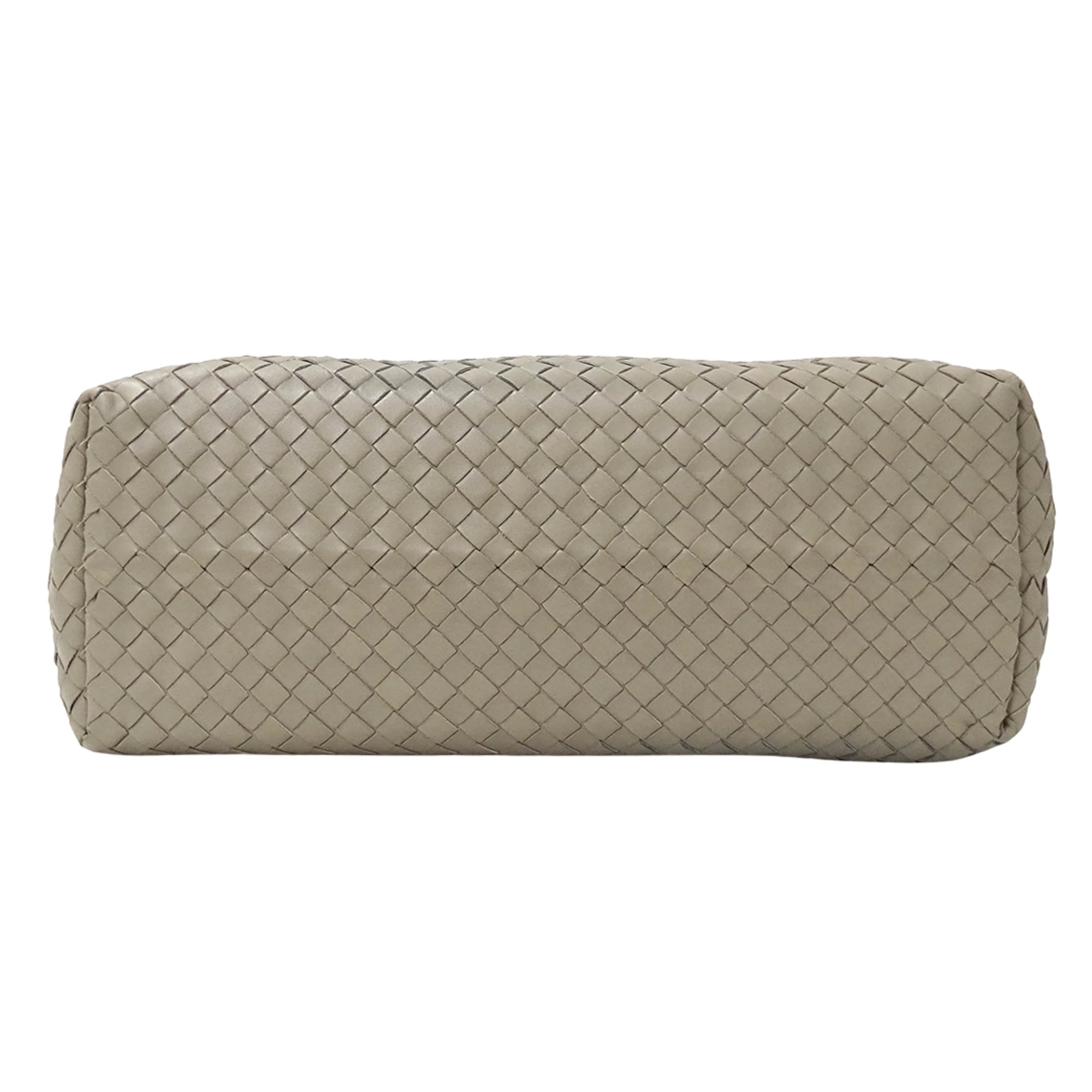 Bottega Veneta Beige Blue Intrecciato Handbag Tote Bag (Pre-Owned)