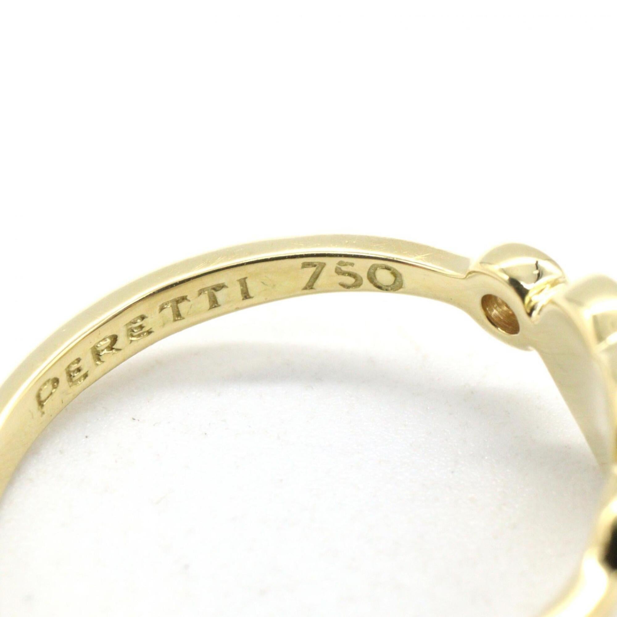 Tiffany Gold Clear Yellow Gold (18K) Band Ring (Pre-Owned)