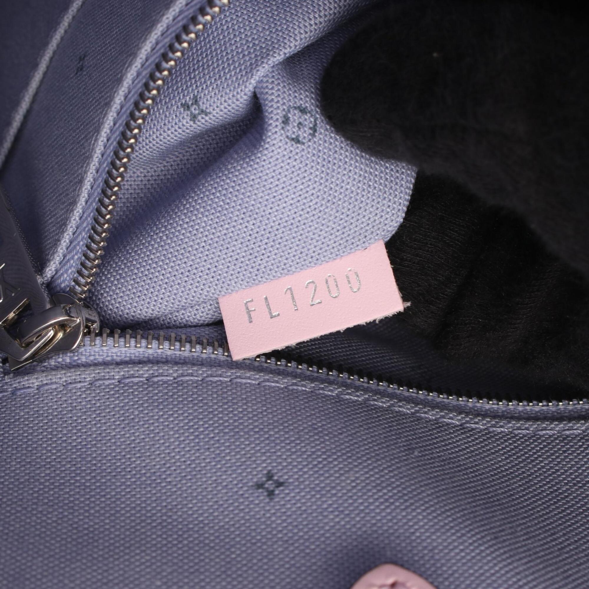 Louis Vuitton Multi-Color Pink Coated Canvas Leather Handbag Tote Bag (Pre-Owned)
