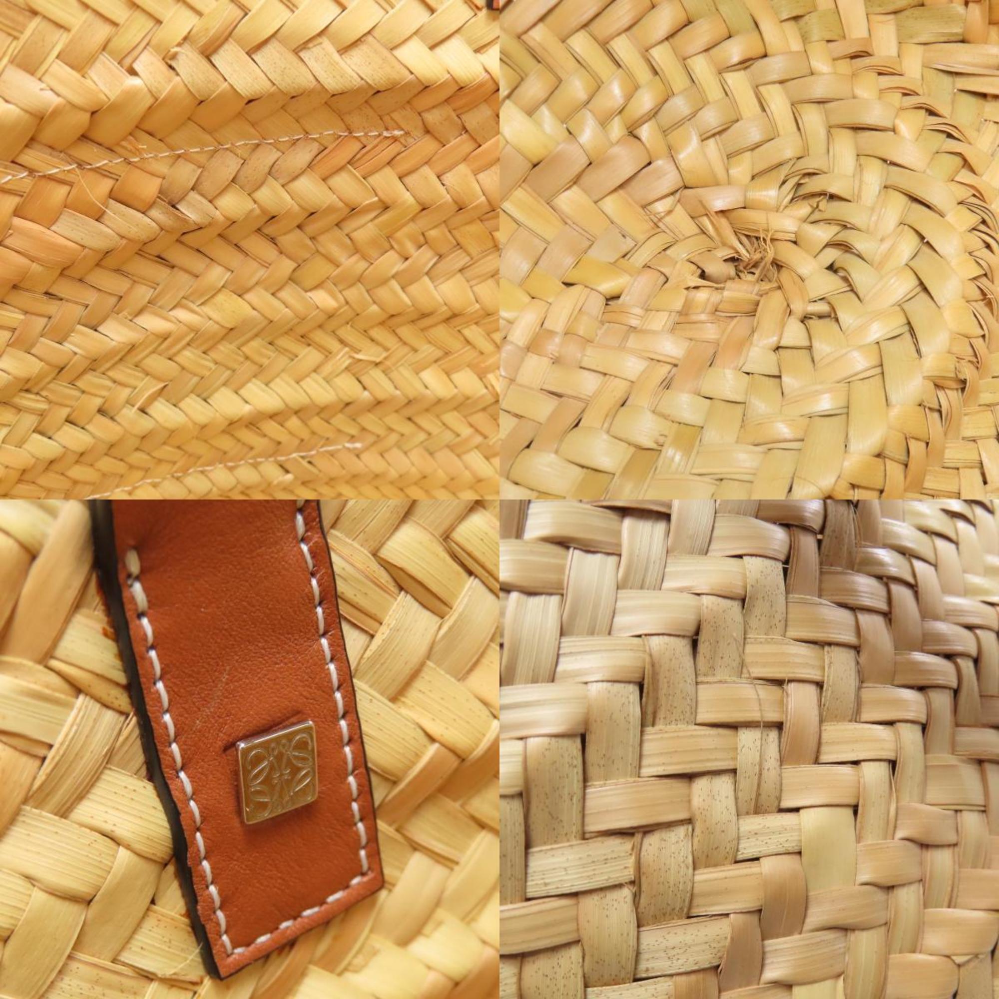 Loewe Beige Raffia Tote Bag (Pre-Owned)