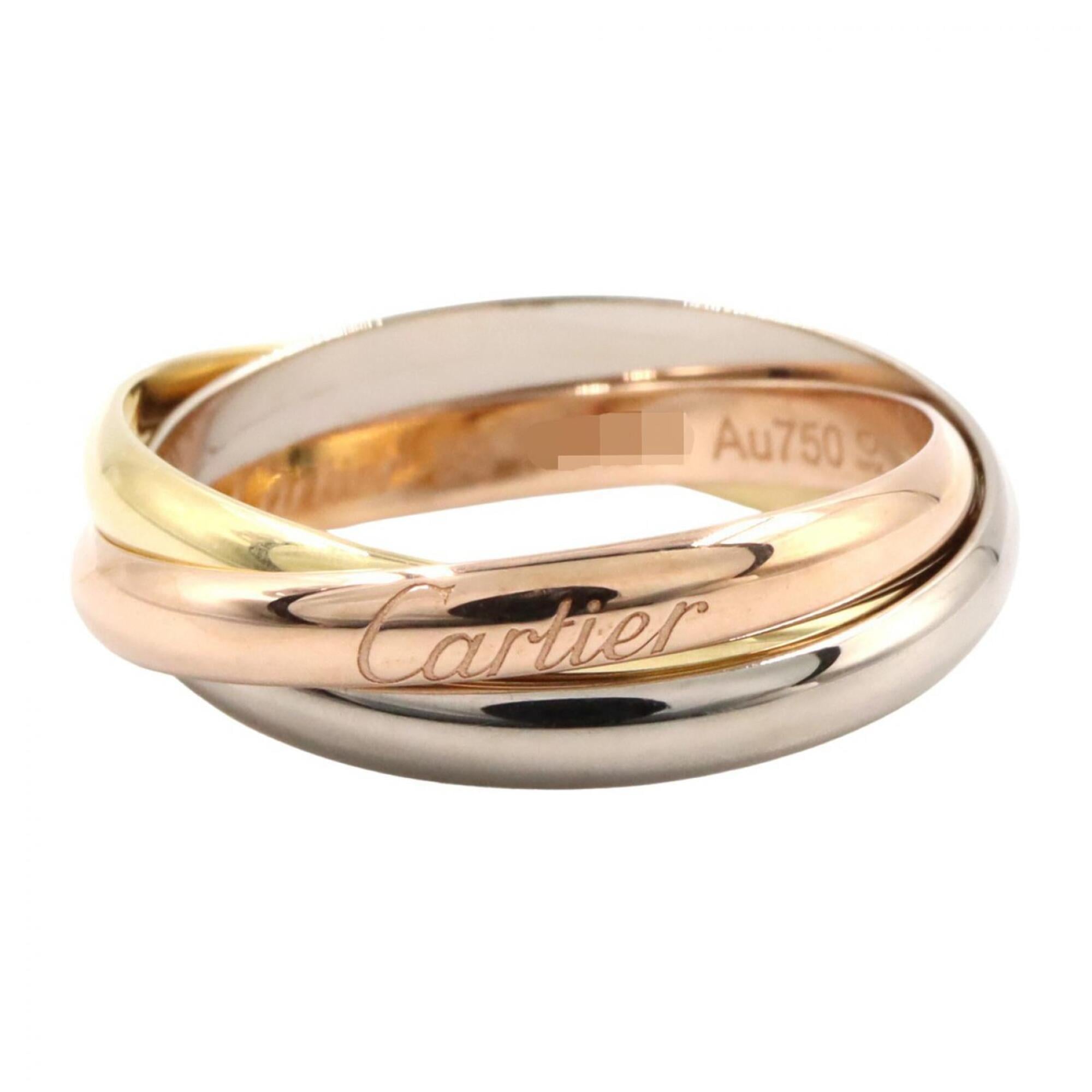 Cartier Gold Silver Yellow Gold (18K) Pink Gold (18K) White Gold (18K) Band Ring (Pre-Owned)