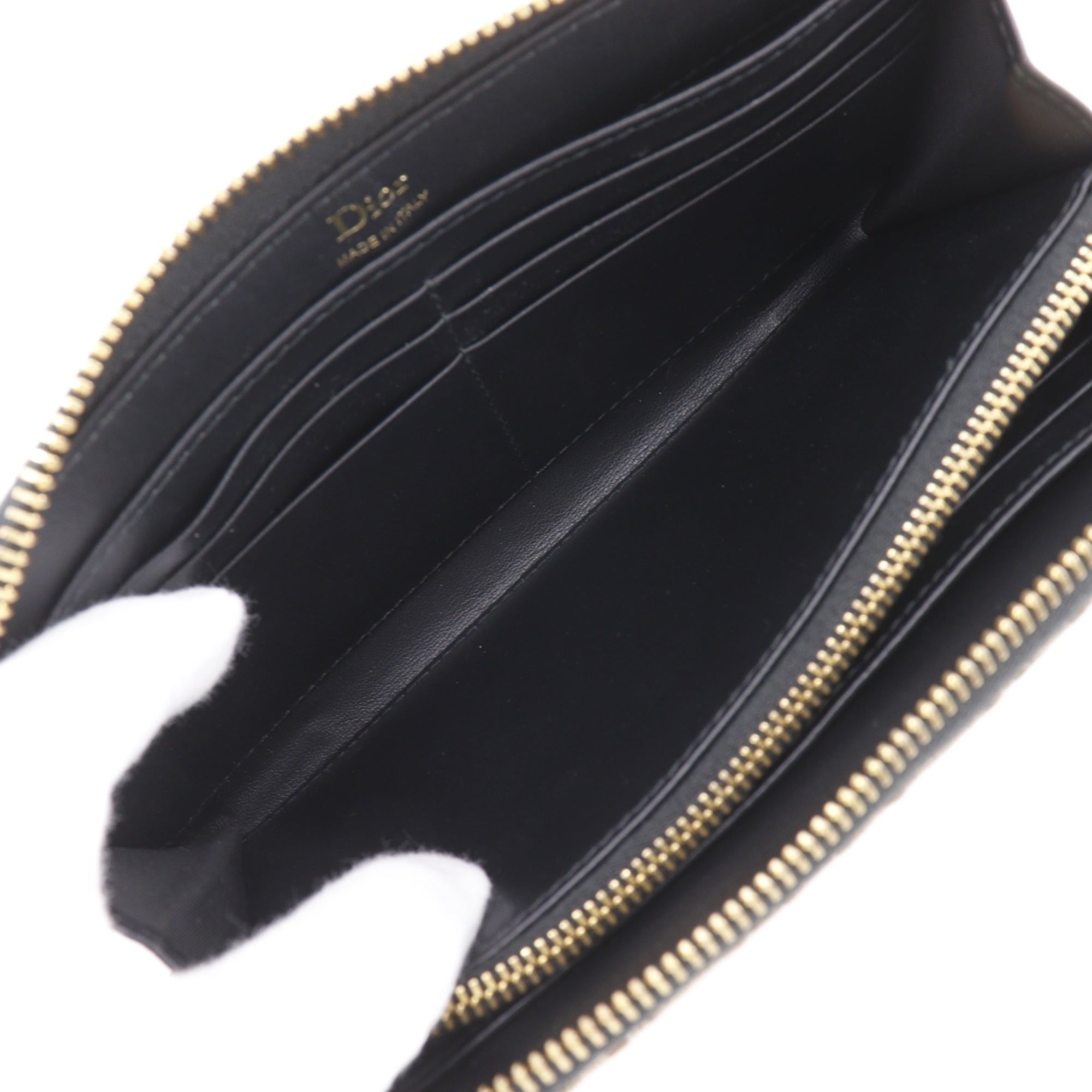 Christian Dior Brown Canvas Coin Purse/Coin Case (Pre-Owned)