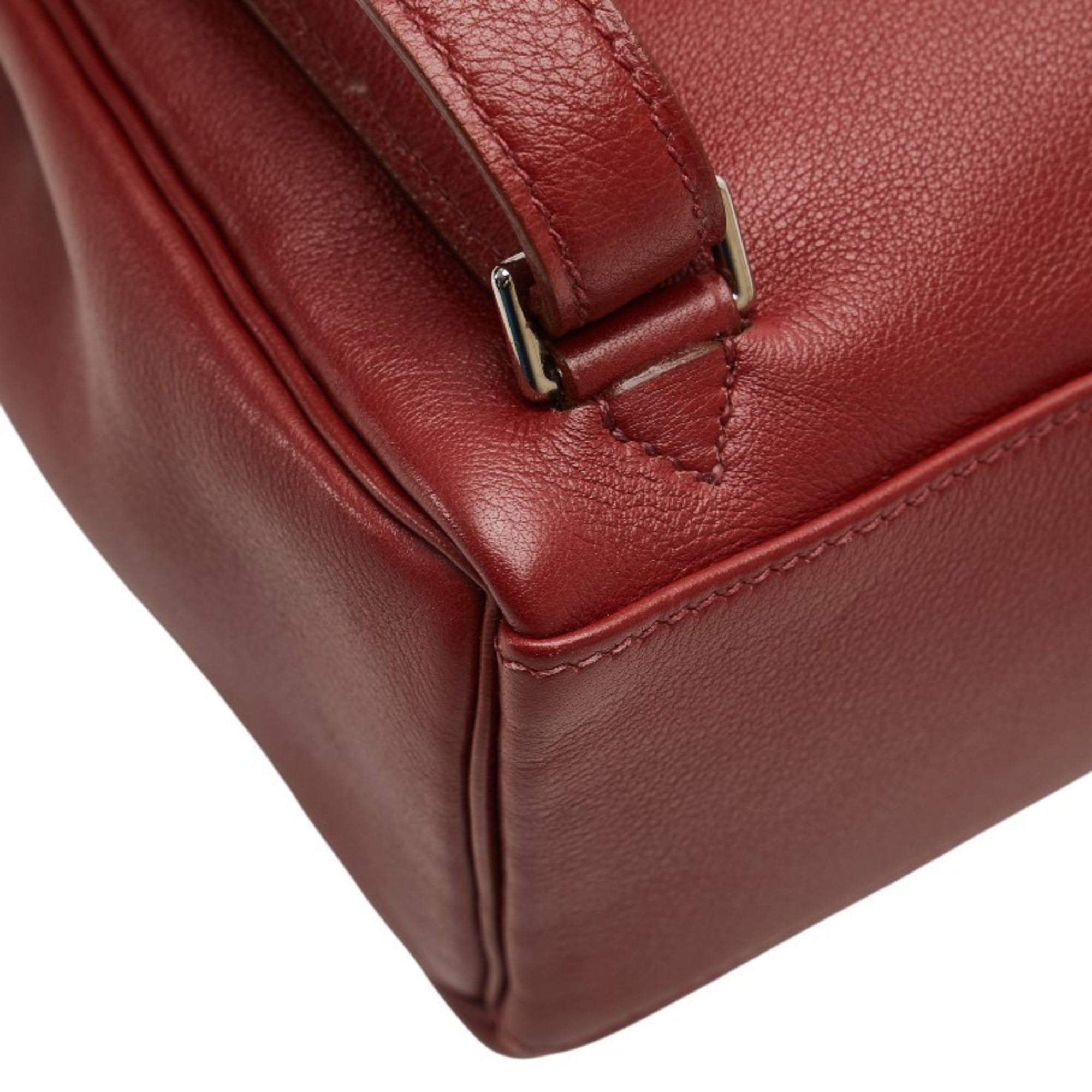 Hermes Kelly Red Color Swift Leather Backpack (Pre-Owned)