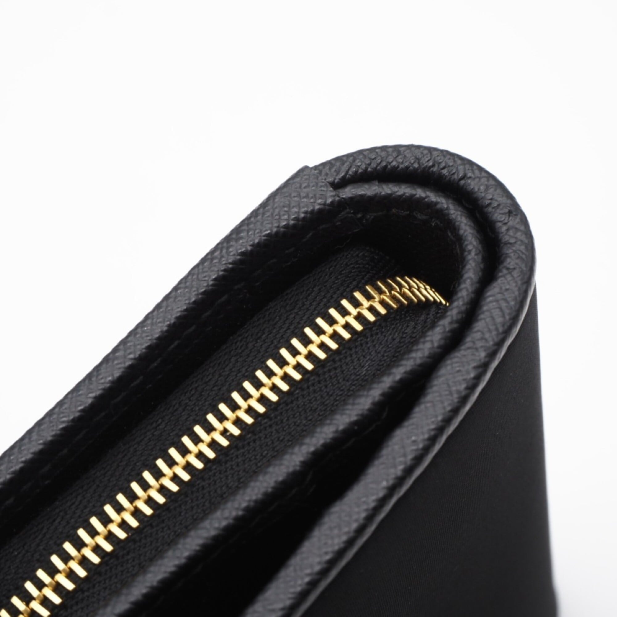Prada Saffiano Black Nylon Saffiano Wallet (Bi-Fold) (Pre-Owned)