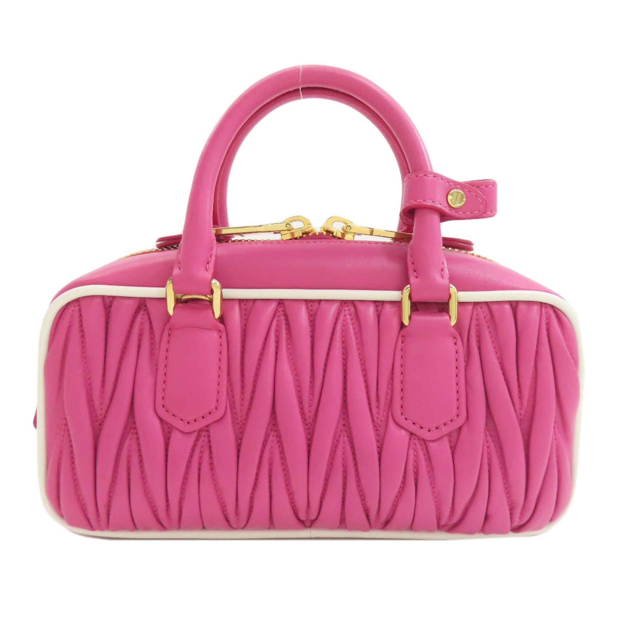 Miu Miu Pink Leather Handbag (Pre-Owned)