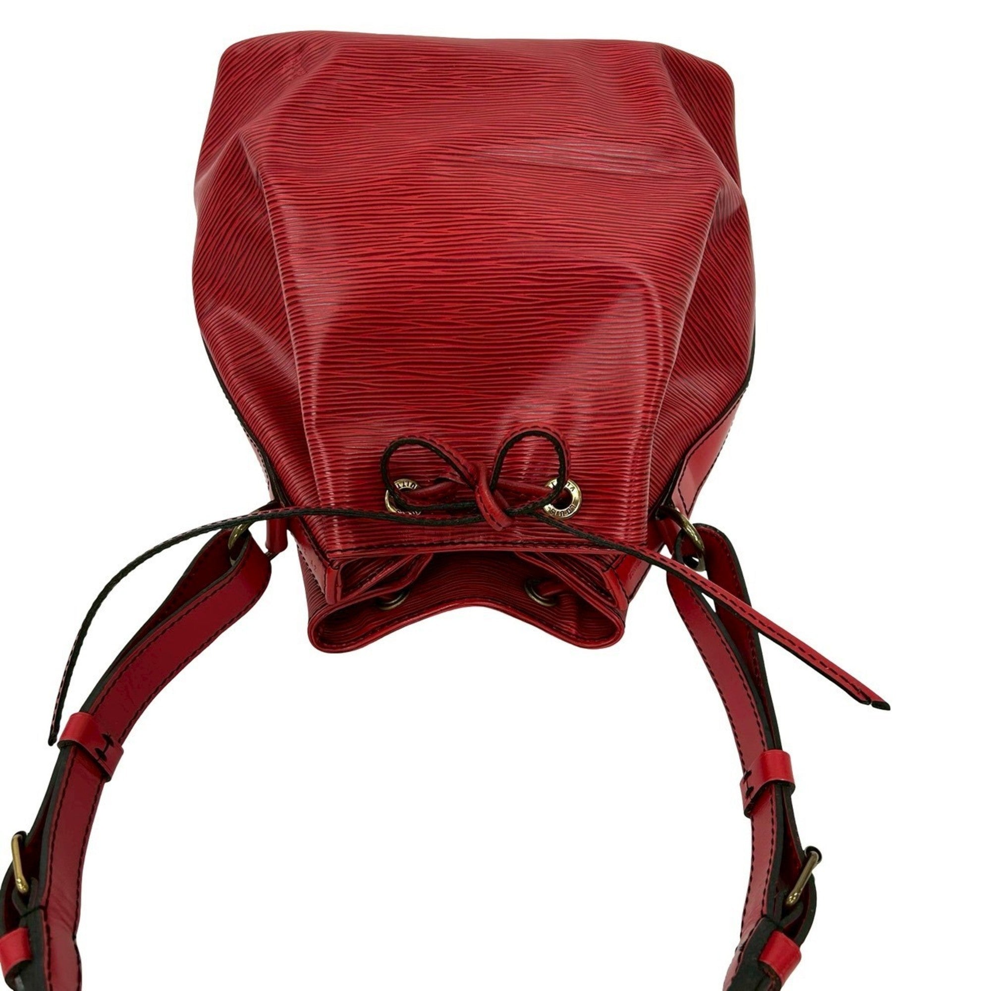 Louis Vuitton Red Color Epi Leather Shoulder Bag Tote Bag (Pre-Owned)