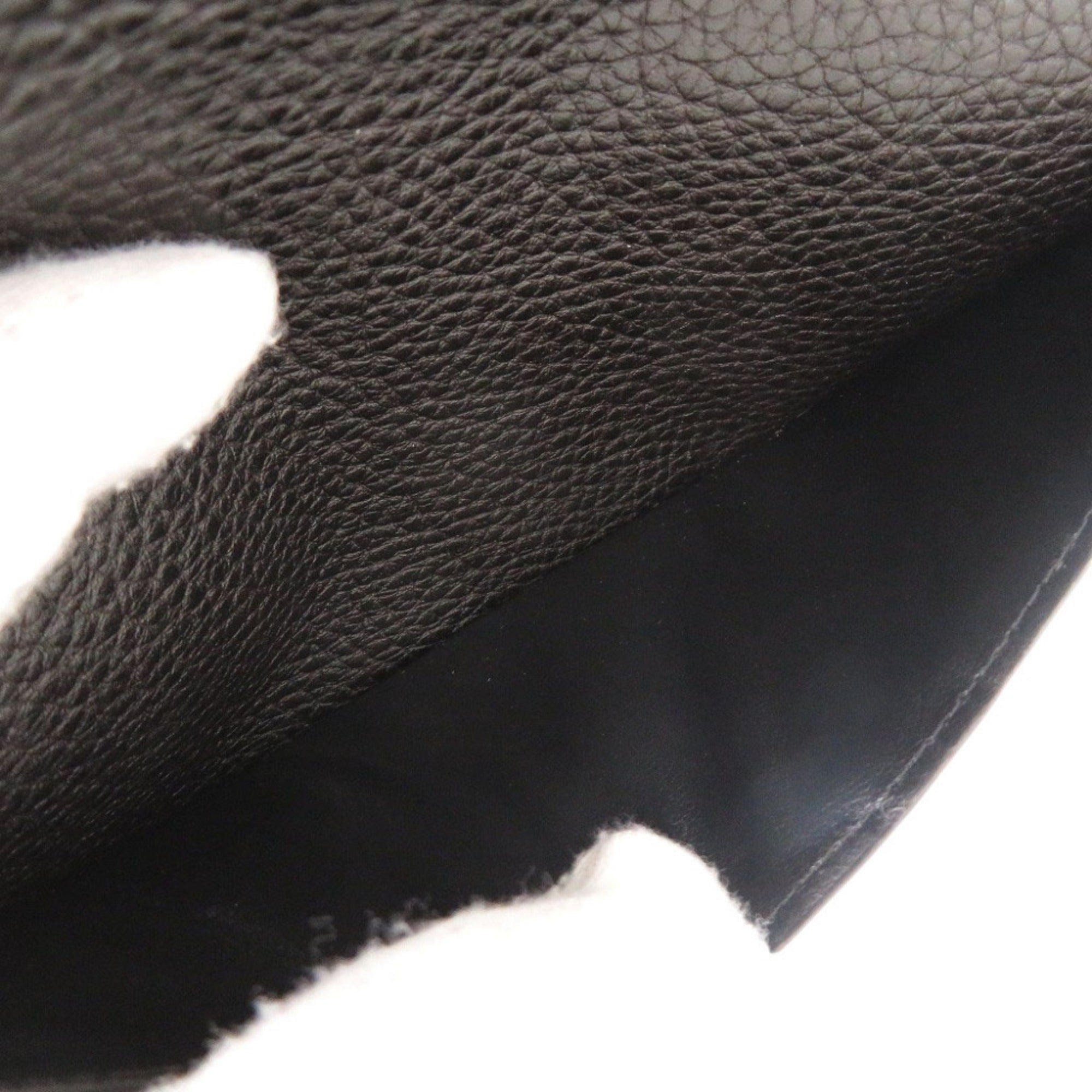 Cartier Dark Brown Leather Long Wallet (Bi-Fold) (Pre-Owned)