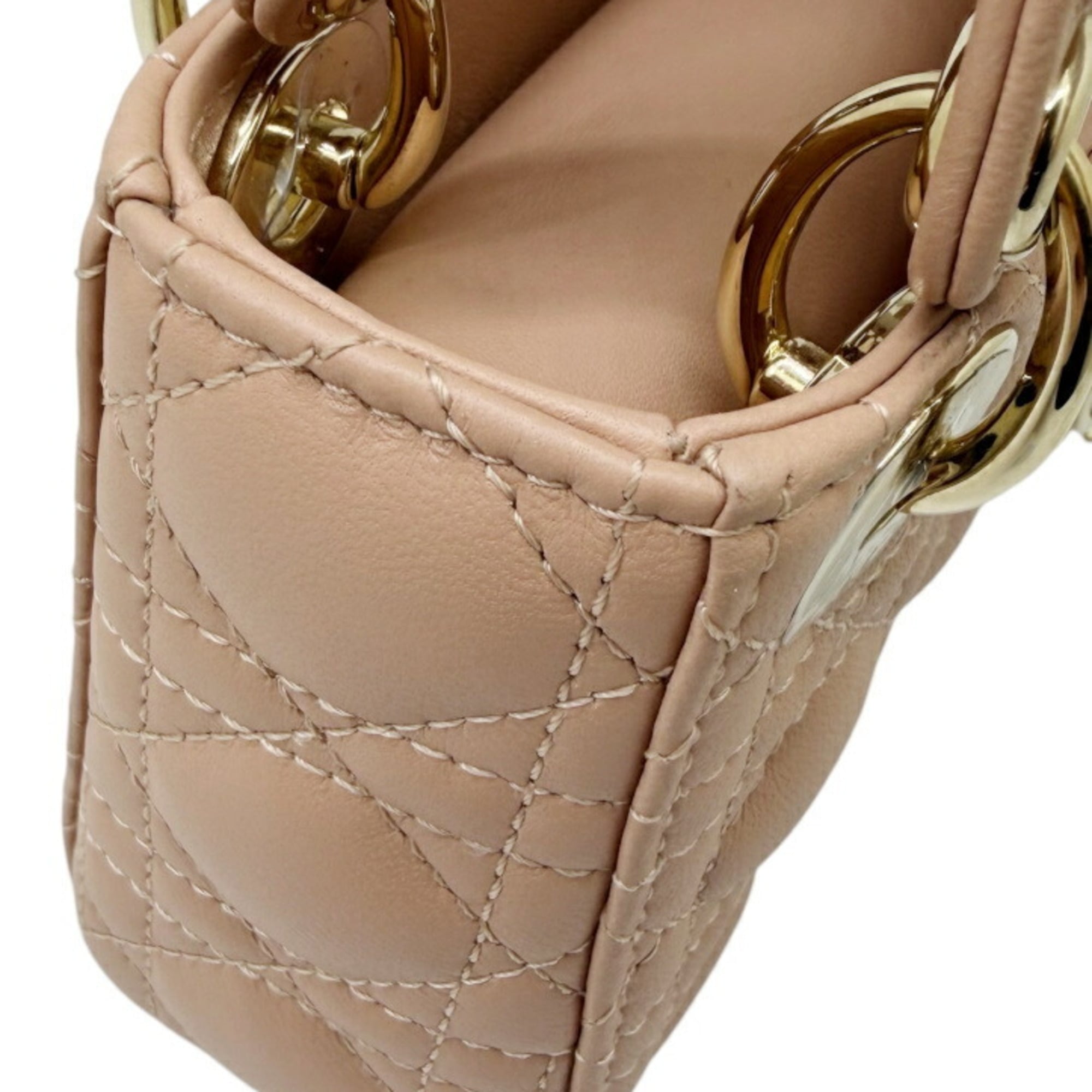 Christian Dior Pink Leather Shoulder Bag (Pre-Owned)
