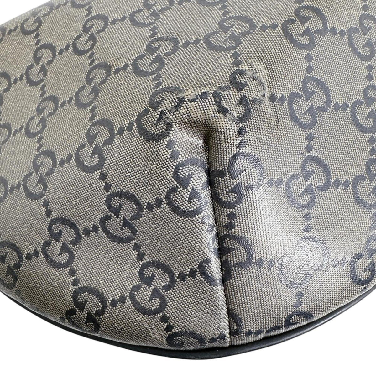 Gucci Black Red Color White Gg Crystal Shoulder Bag (Pre-Owned)