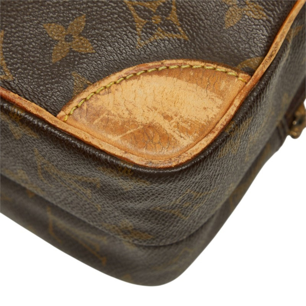 Louis Vuitton Brown Pvc Leather Shoulder Bag (Pre-Owned)