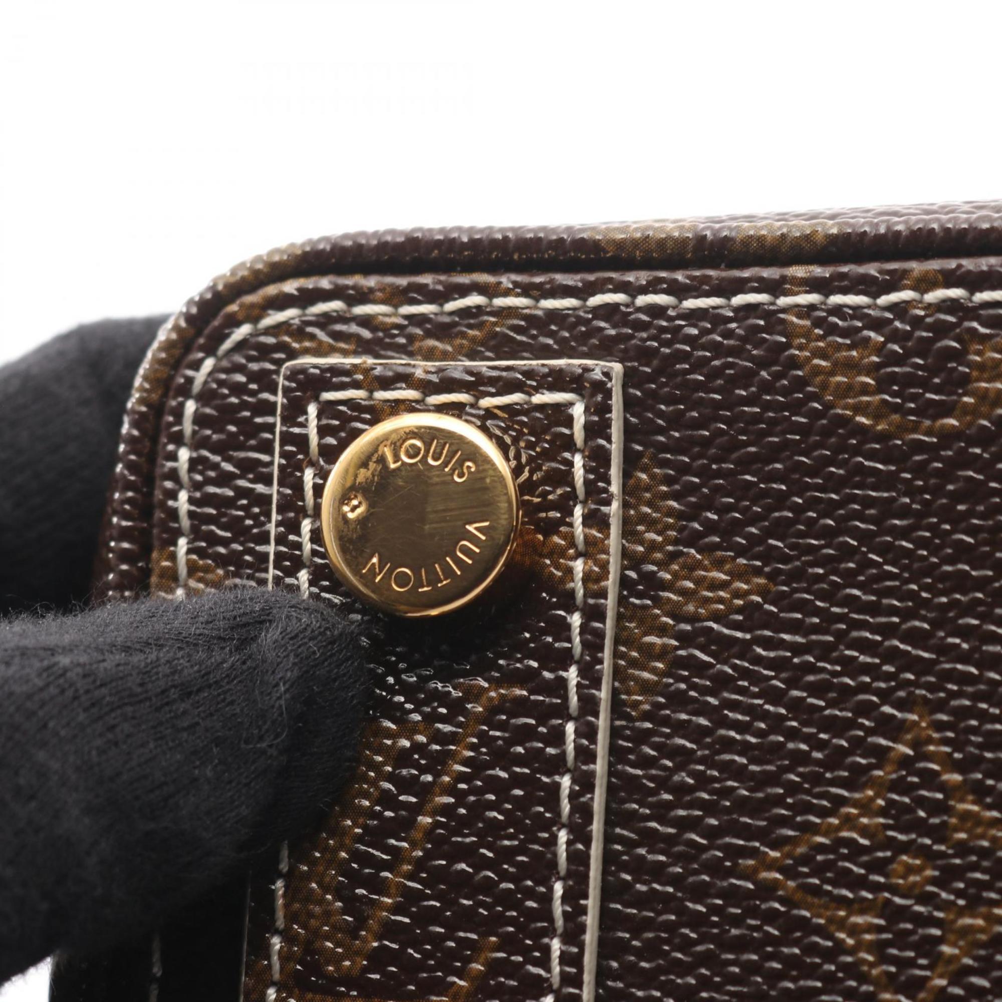Louis Vuitton Brown Coated Canvas Handbag (Pre-Owned)