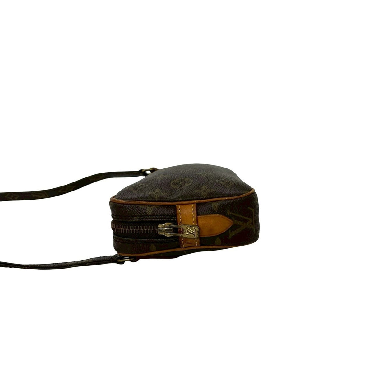 Louis Vuitton Brown Leather Pvc Shoulder Bag (Pre-Owned)
